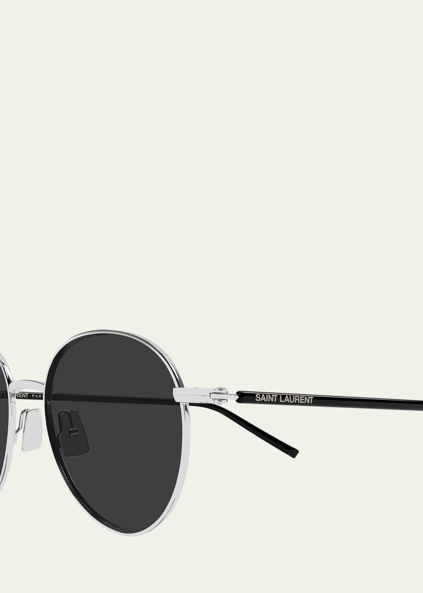 Saint Laurent SL 865 Metal Round Sunglasses - Bergdorf Goodman