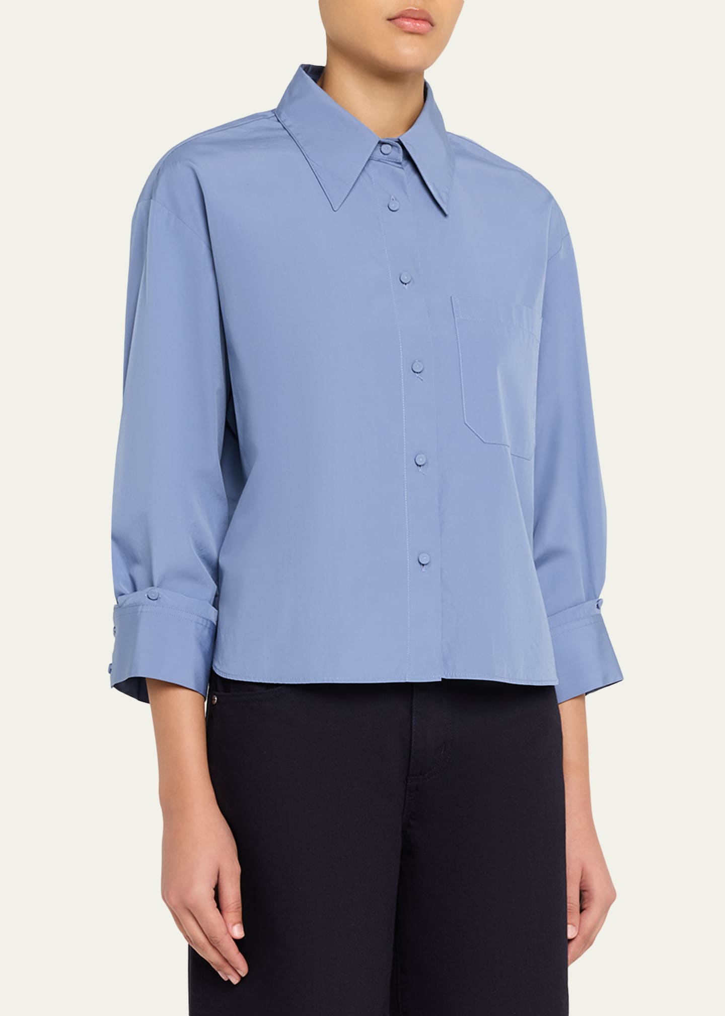 TWP J.D. Shirt in Super Compact Poplin - Bergdorf Goodman
