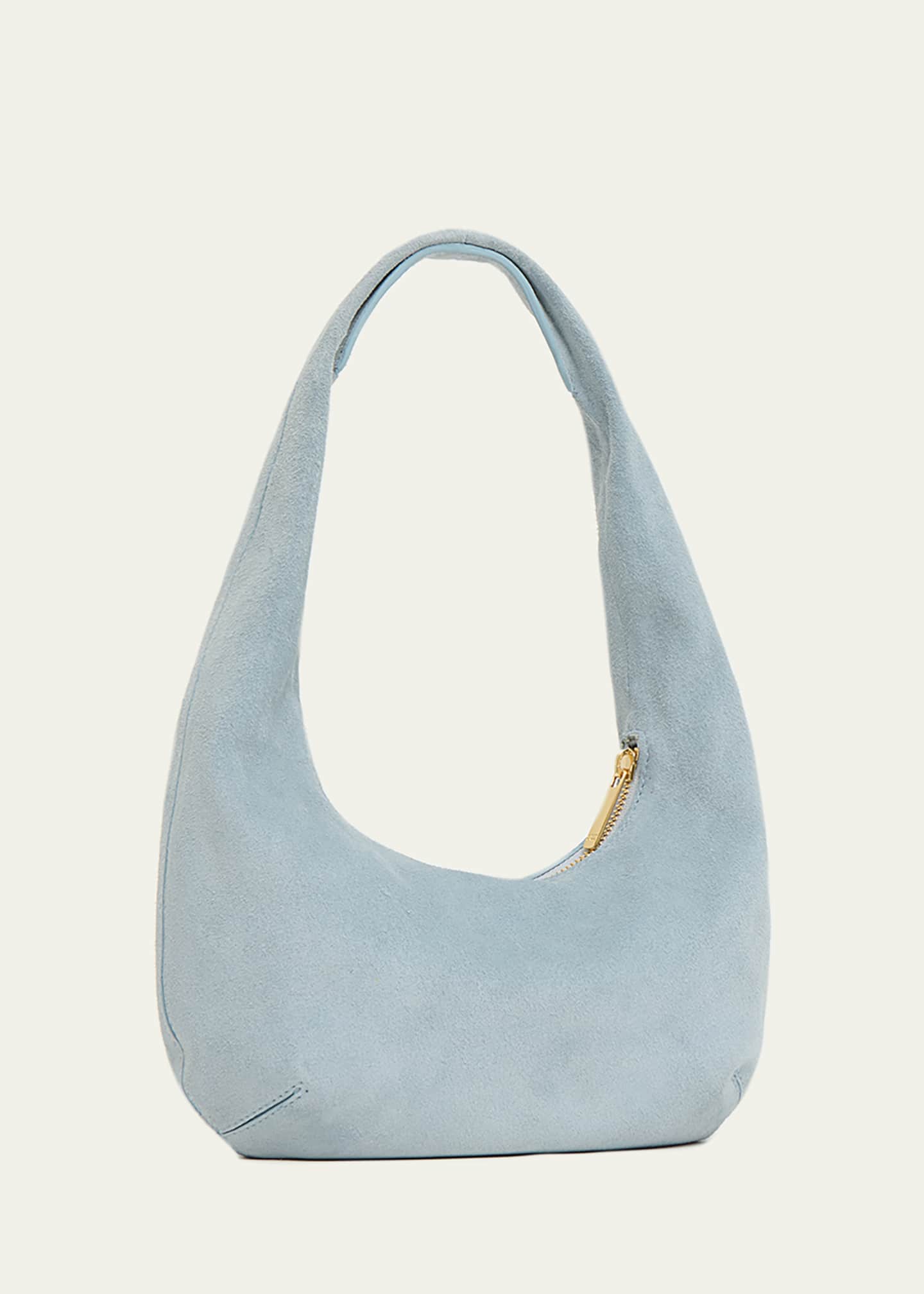 Mansur Gavriel Gnocchi Mini Suede Shoulder Bag - Bergdorf Goodman