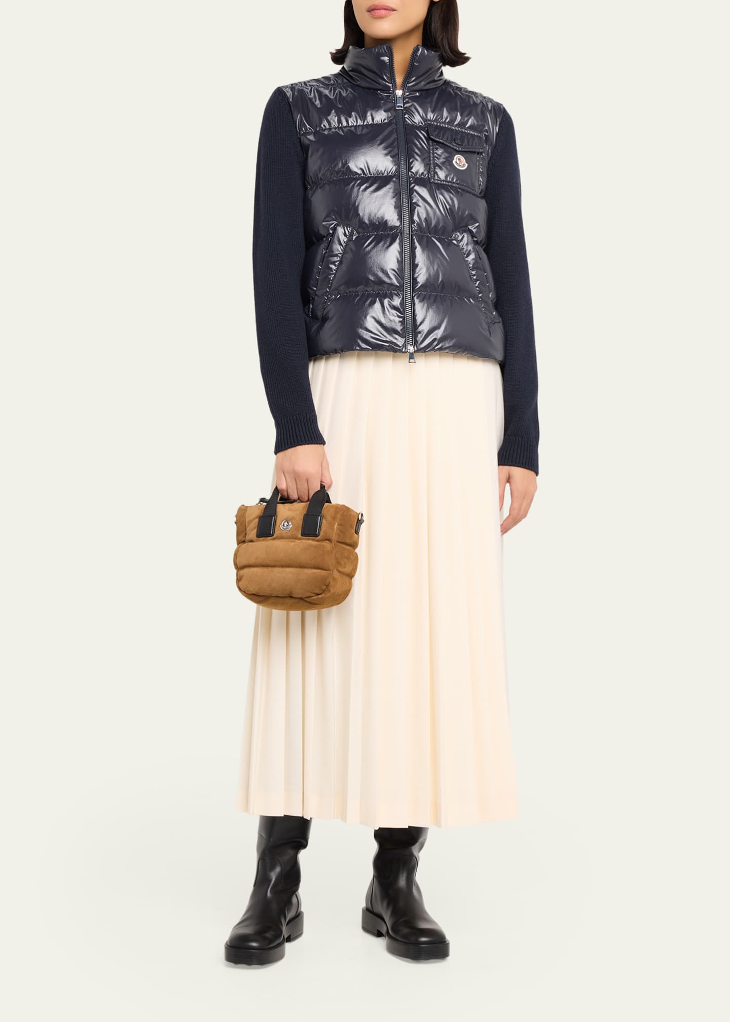 Moncler Caradoc Micro Suede Tote Bag - Bergdorf Goodman