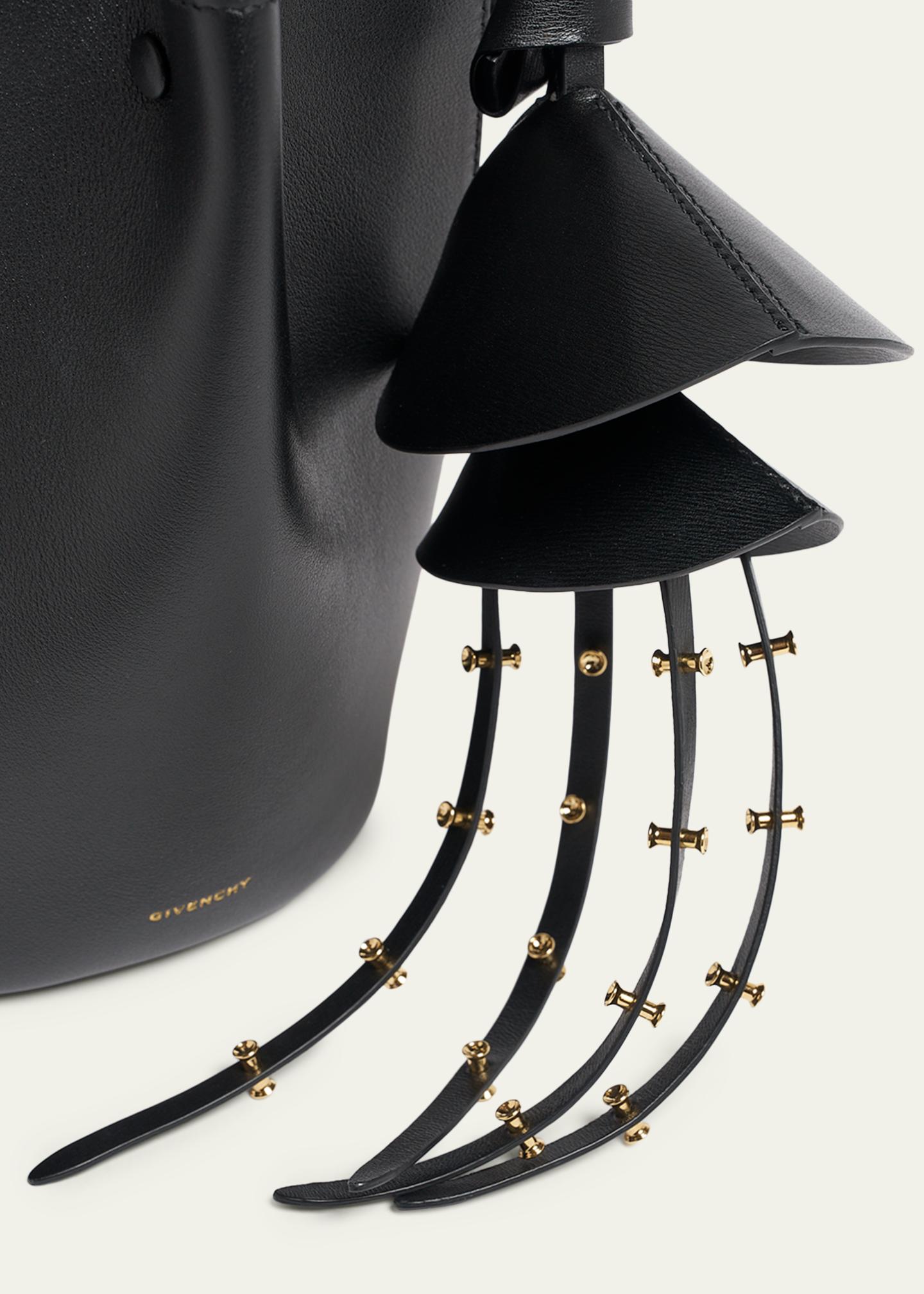 Givenchy Snap Nano Leather Bucket Crossbody Bag - Bergdorf Goodman
