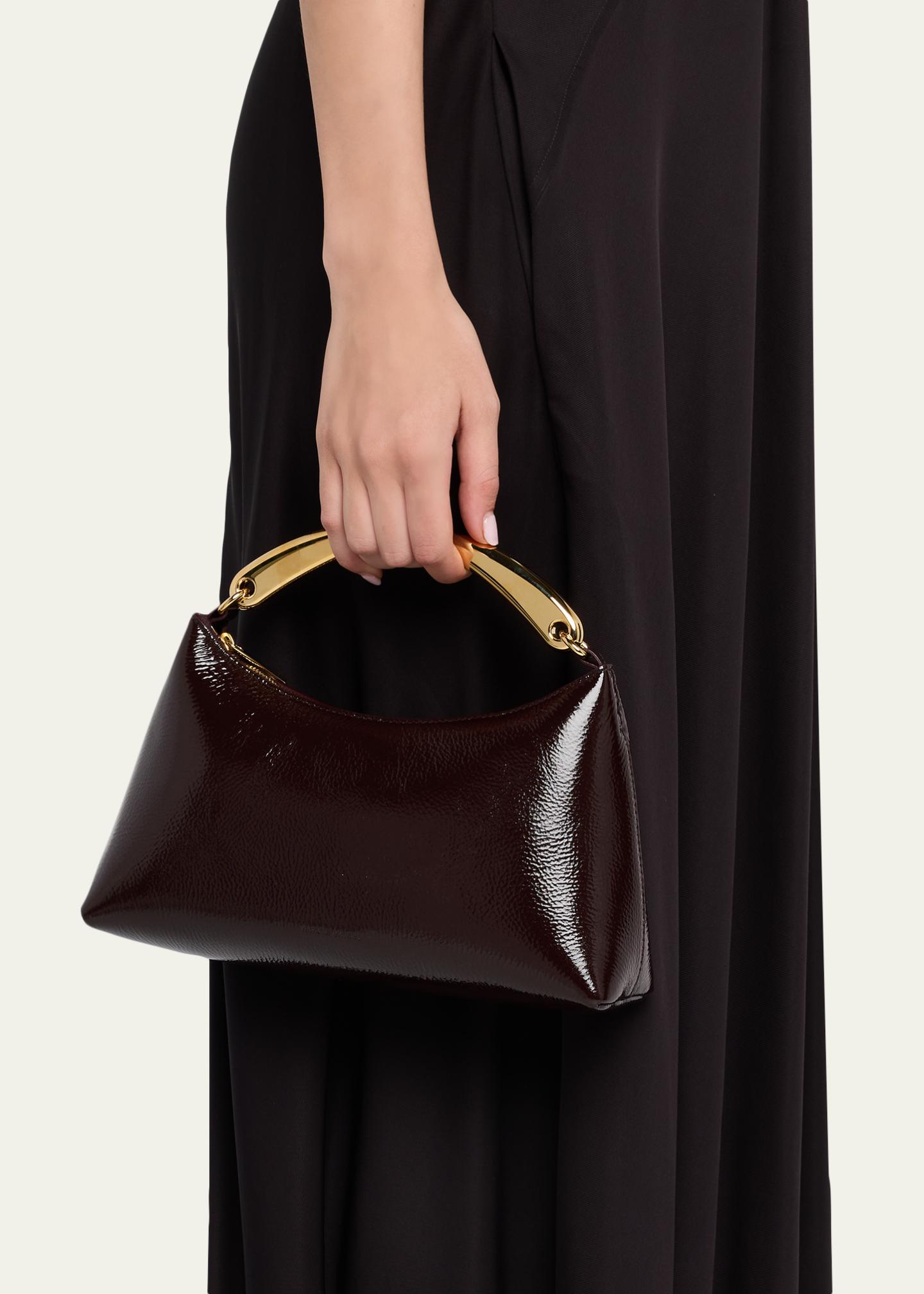 Mansur Gavriel Brown Leather Top Handle Bag Mansur Gavriel Leather Top Handle Bag - Brown Handle Bags  main image 2