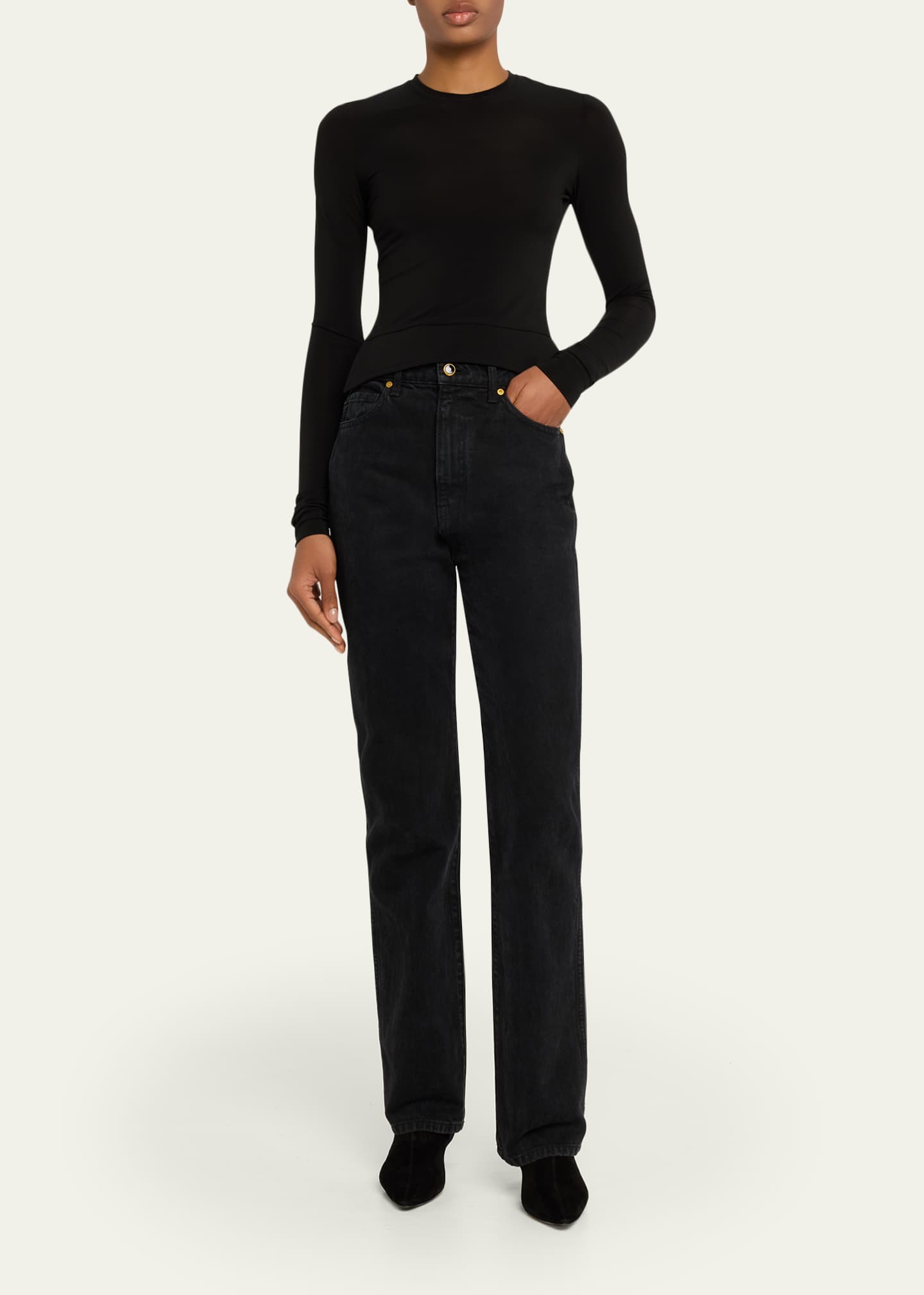Nanushka Raveen Layered Long-Sleeve Top - Bergdorf Goodman