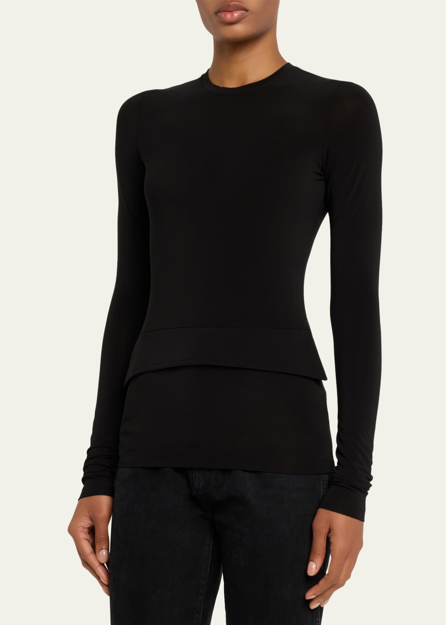 Nanushka Raveen Layered Long-Sleeve Top - Bergdorf Goodman