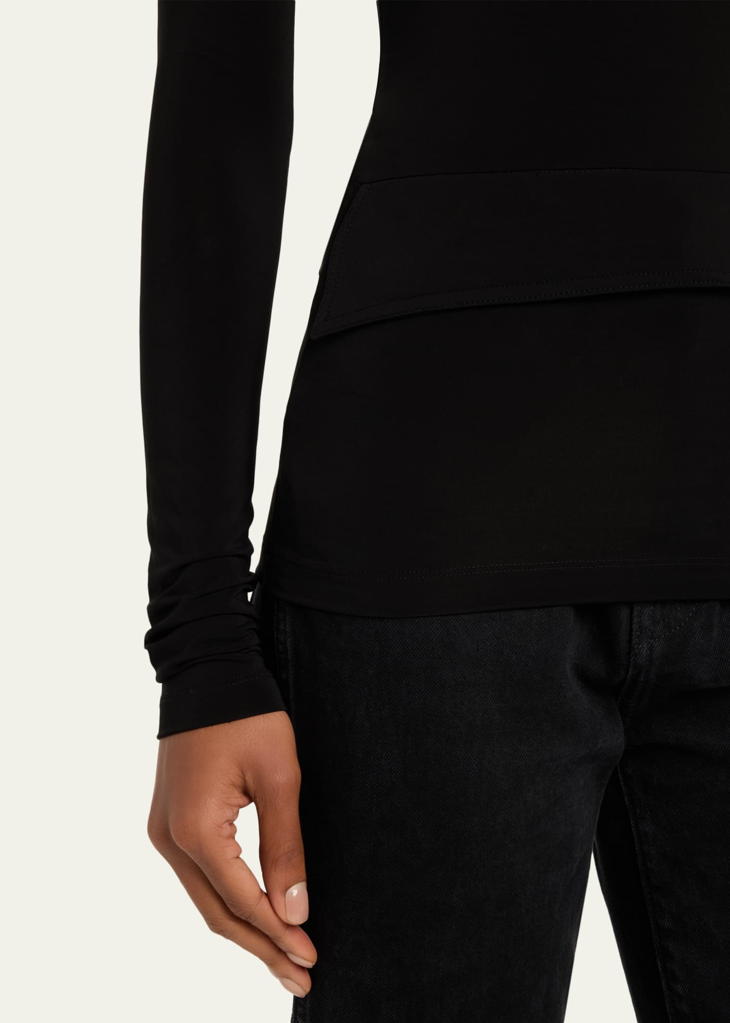Nanushka Raveen Layered Long-Sleeve Top - Bergdorf Goodman