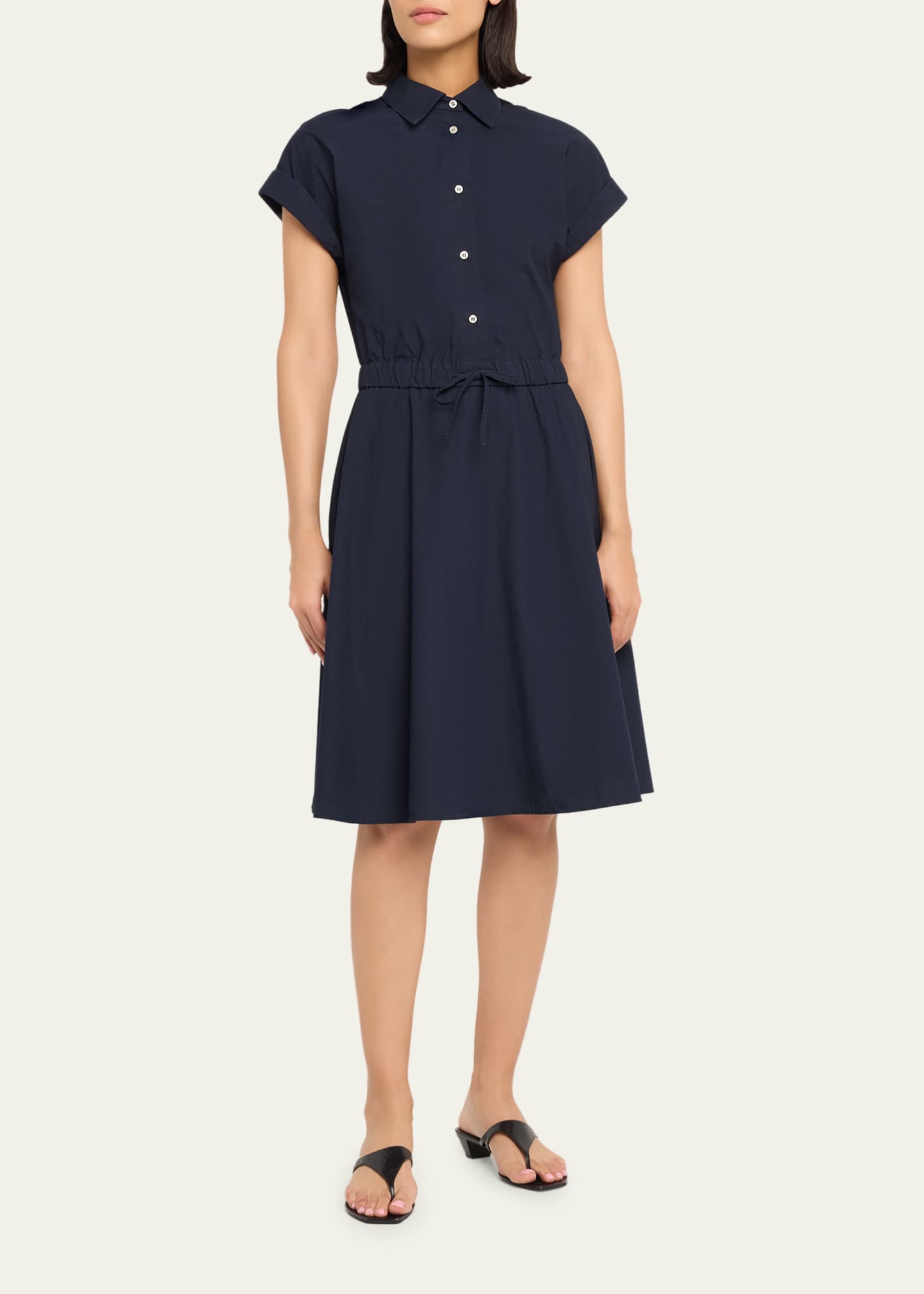 white christmas dresses Kaila Handwoven Cotton Voile Poet Mini Dress – La Garçonne