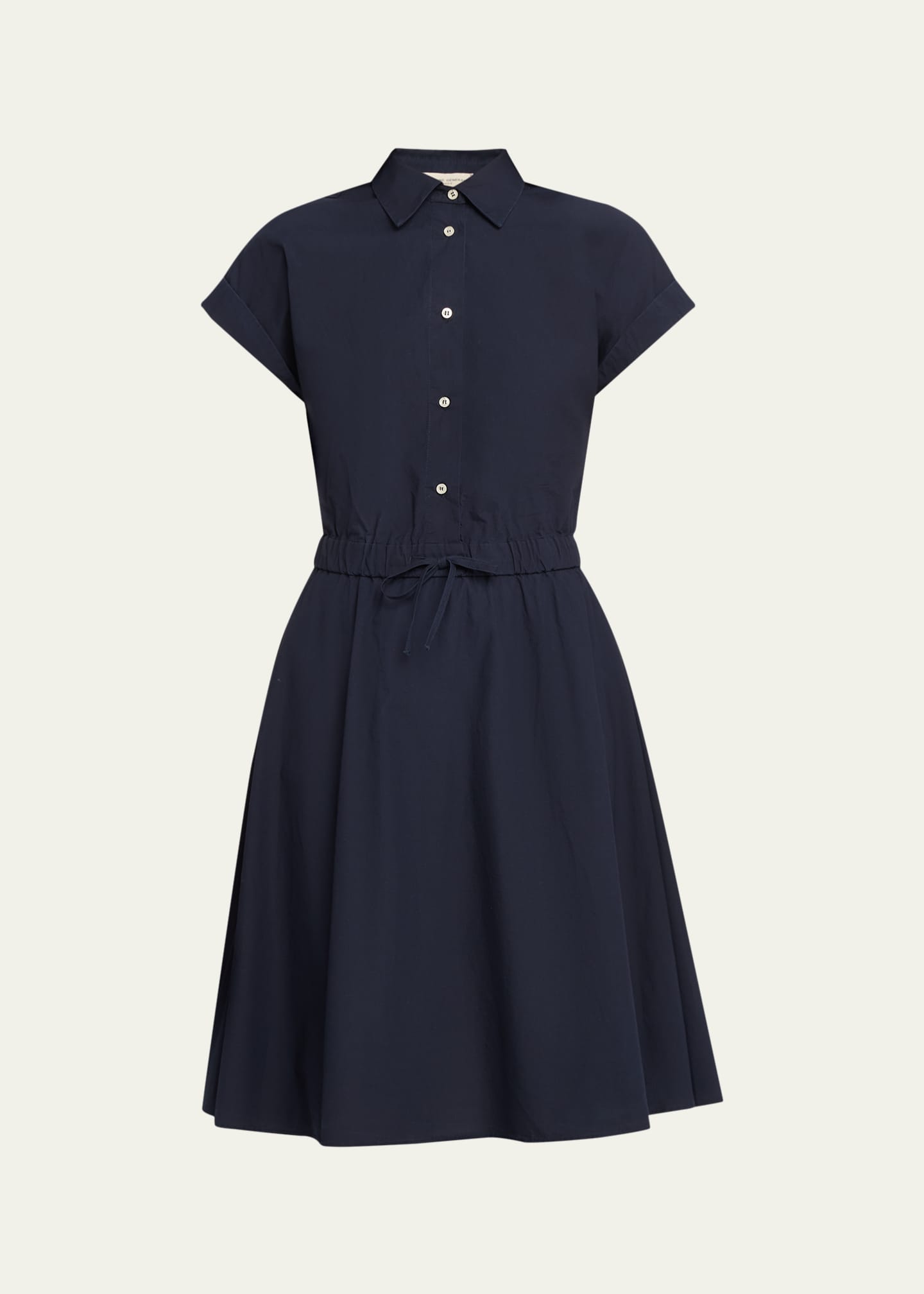 Officine Generale Anae Short-Sleeve Cotton Voile Mini Dress - Bergdorf  Goodman