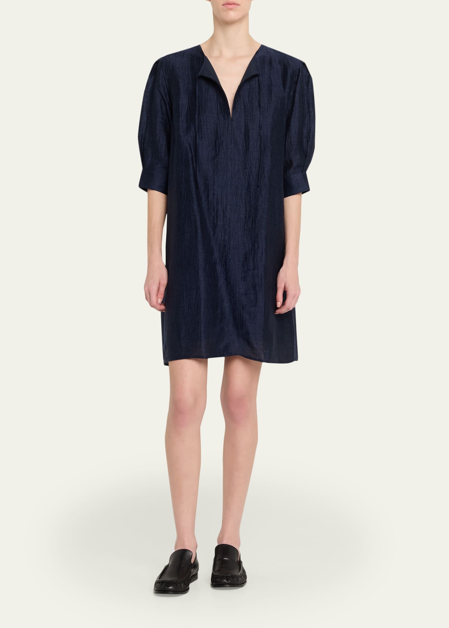 gigi mini linen dress Gigi Mini Linen Blend Dress