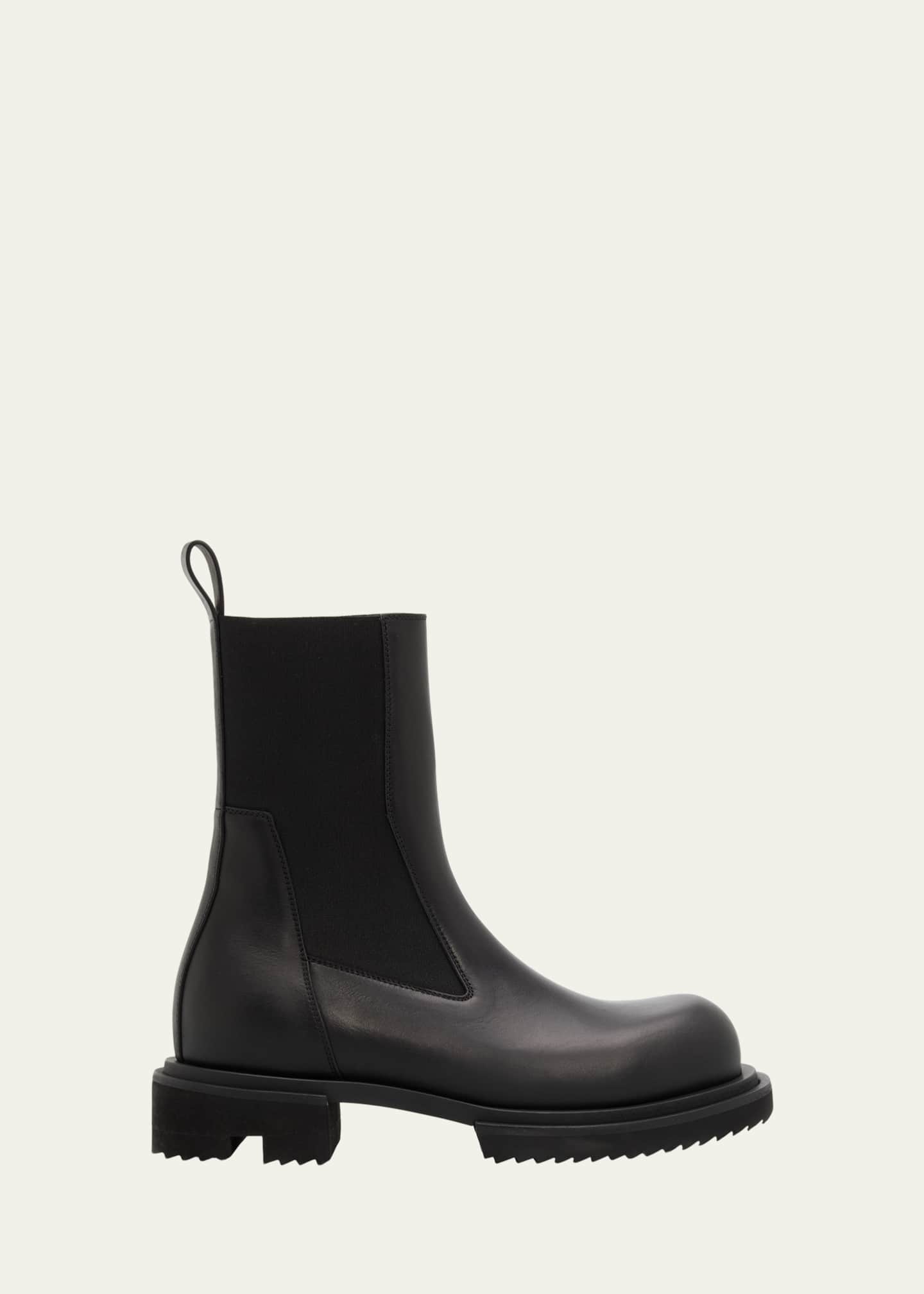 Rick Owens Beatle Gabe Leather Chelsea Boots - Bergdorf Goodman