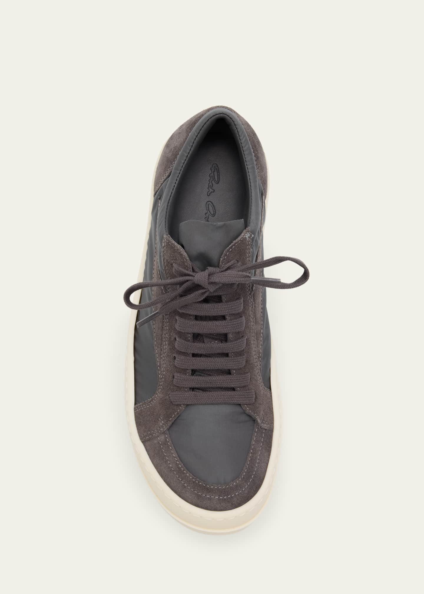 Rick Owens Vintage Sneaks Suede Low-Top Sneakers - Bergdorf Goodman