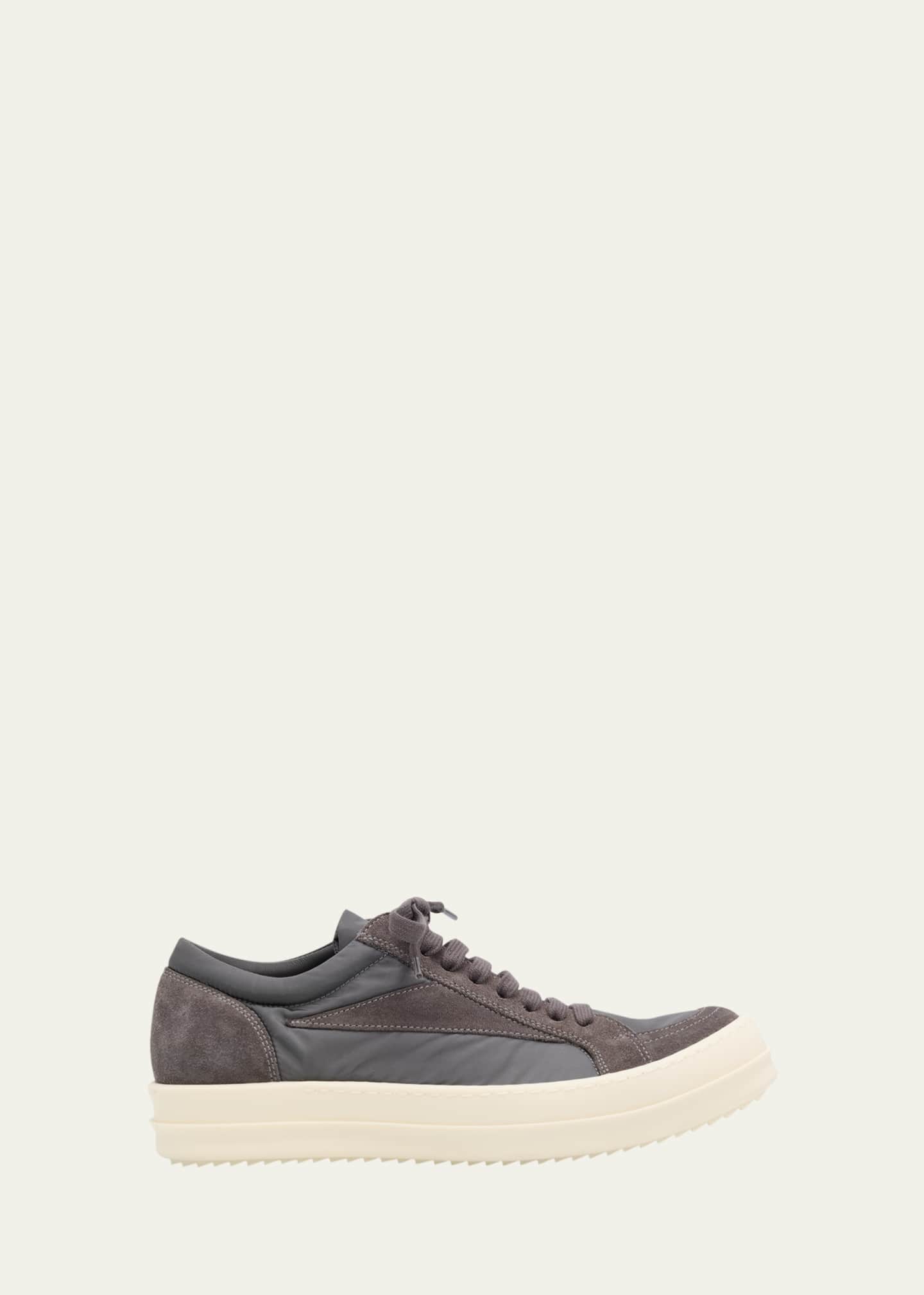 Rick Owens Vintage Sneaks Suede Low-Top Sneakers - Bergdorf Goodman