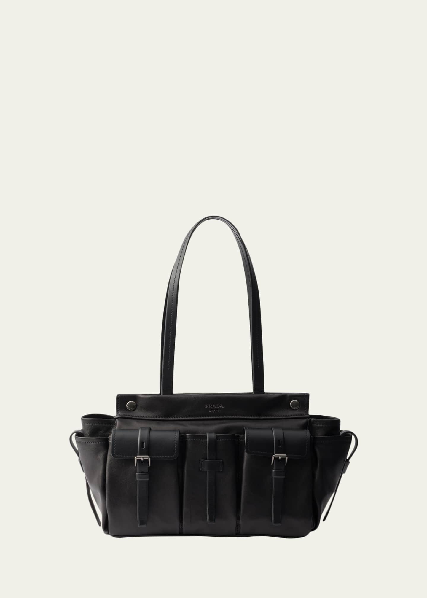 Prada Route Large Leather Tote Bag - Bergdorf Goodman