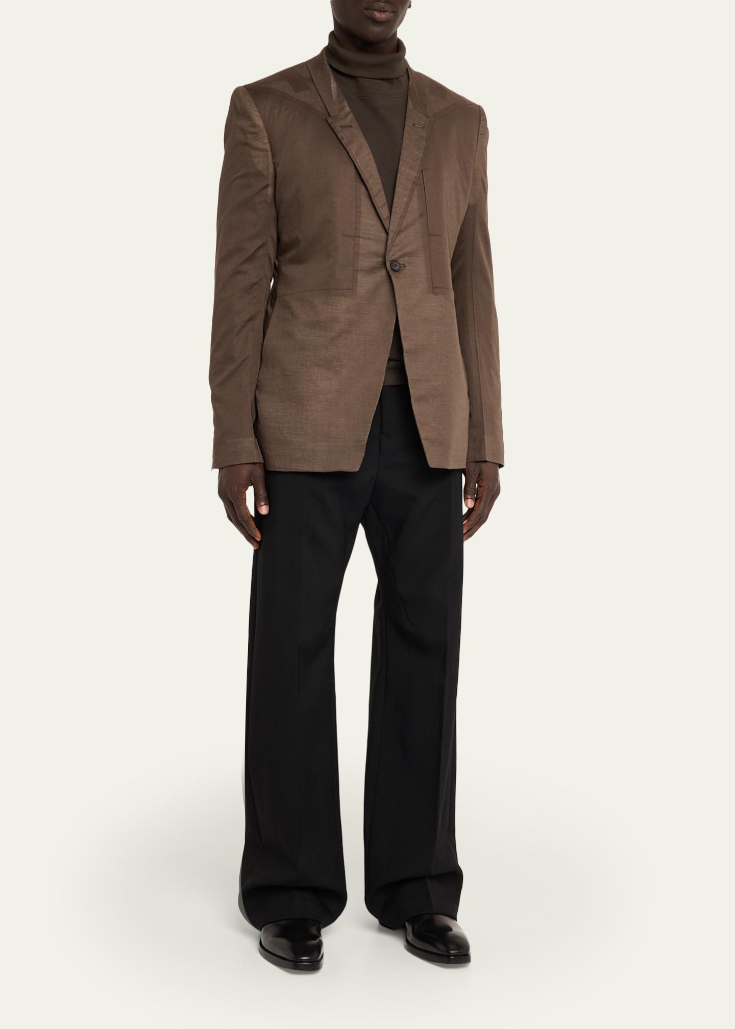 Rick Owens Slim-Fit Cotton Blazer - Bergdorf Goodman