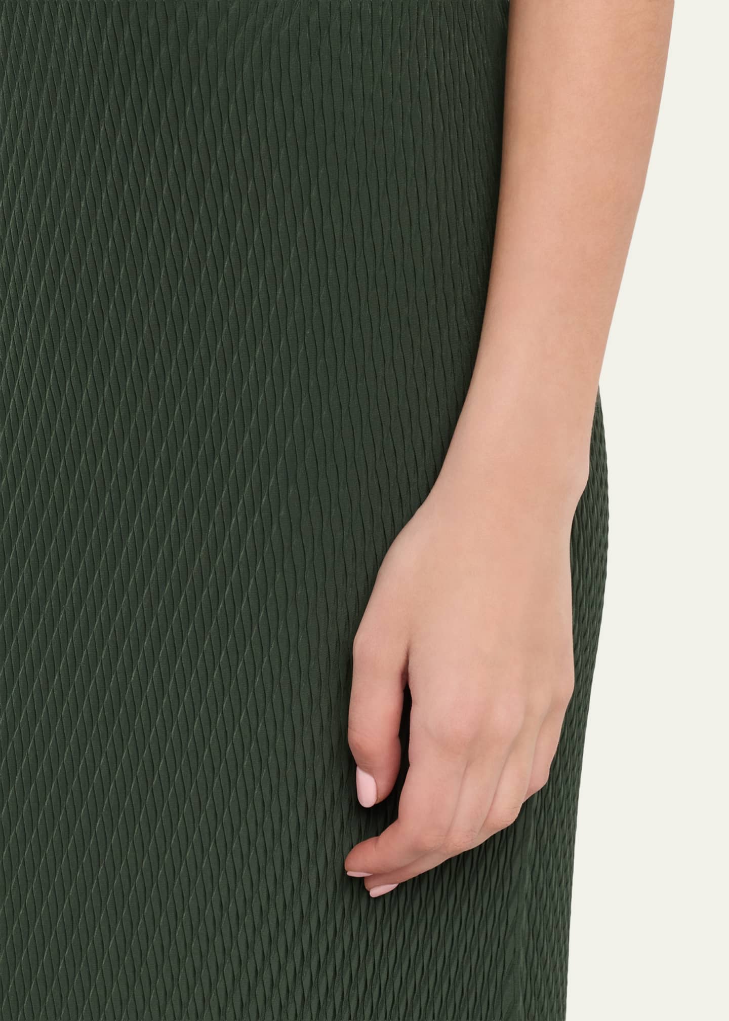 Issey Miyake Rhombus Double-Pleated Midi Skirt - Bergdorf Goodman