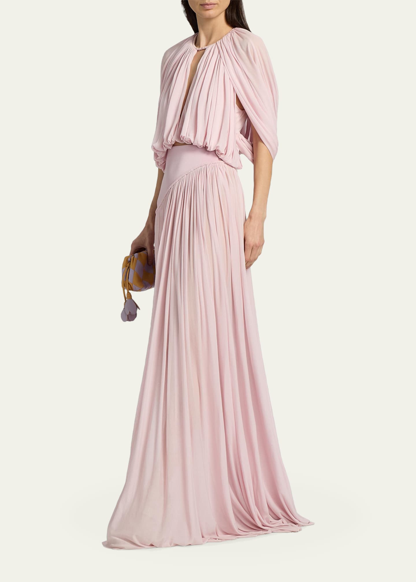 zimmermann pink maxi dress Luna Jersey Dress