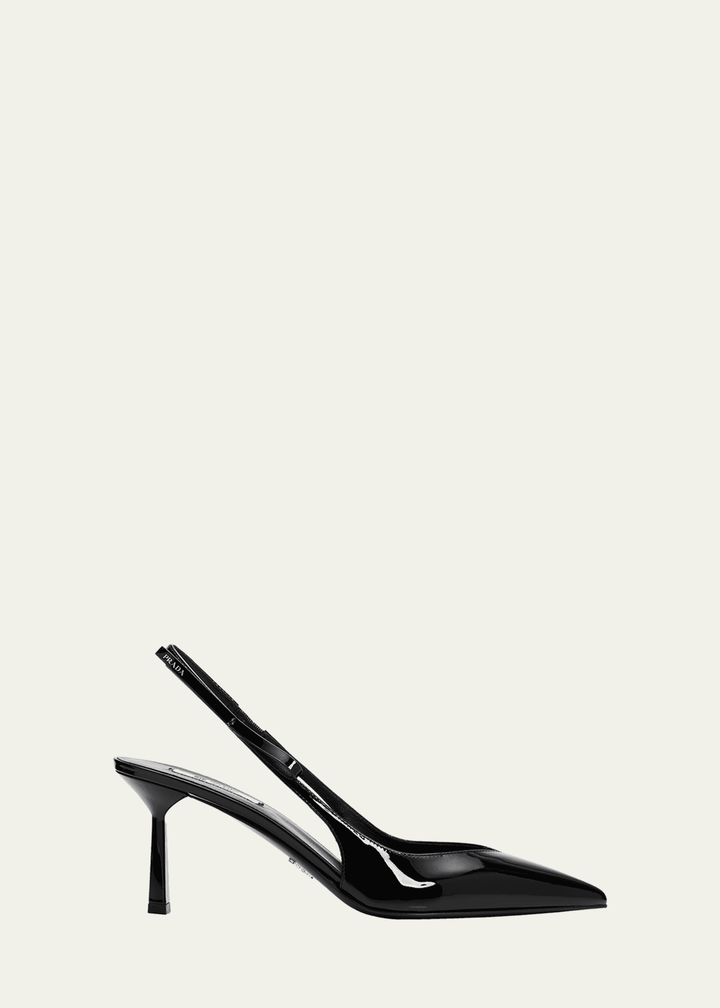 PRADA アーカイブ パンプス Prada 75mm Bow Leather Slingback Pumps - Bergdorf Goodman