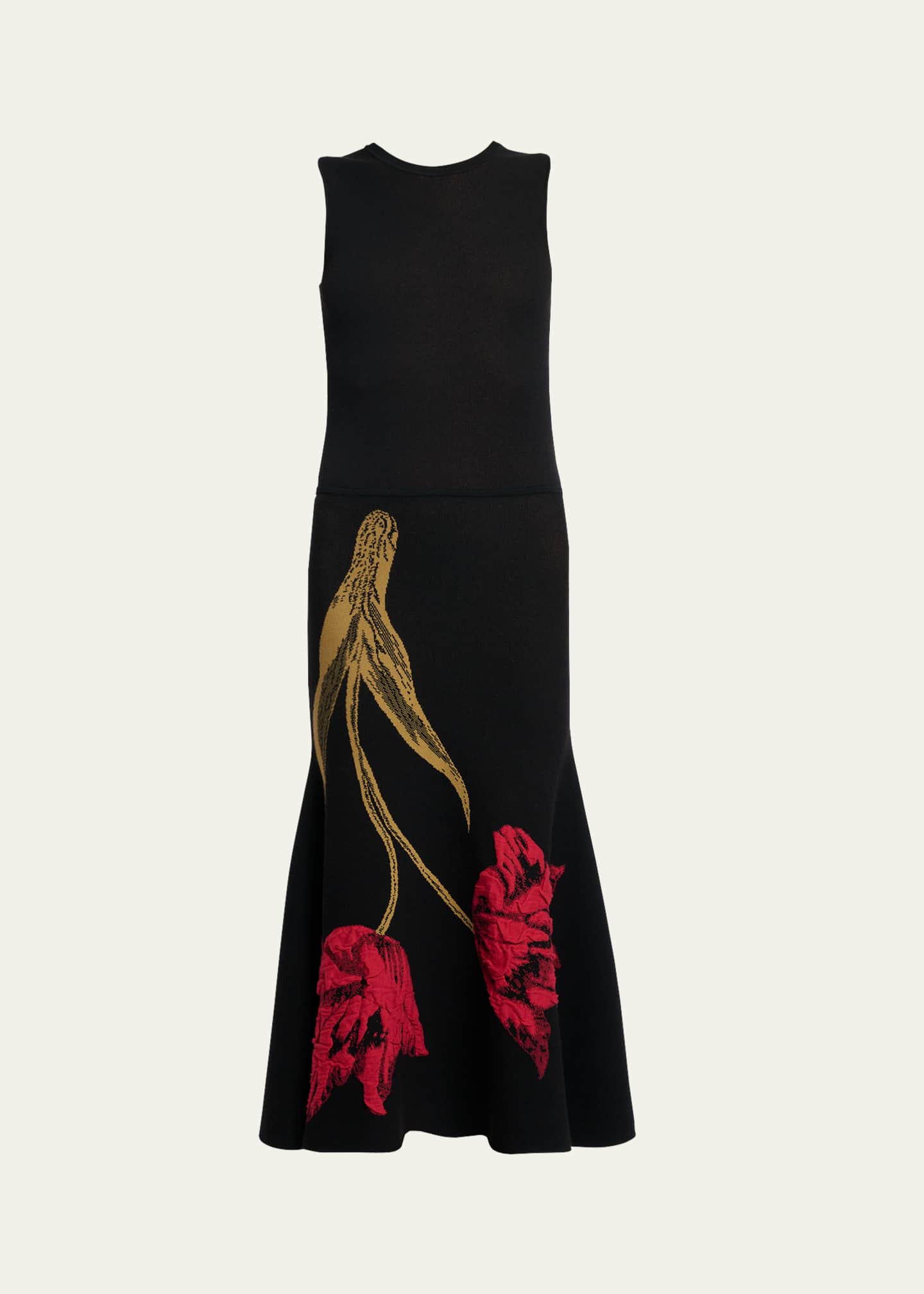bodycon knit midi dress Ruched Knit Midi Dress in Black