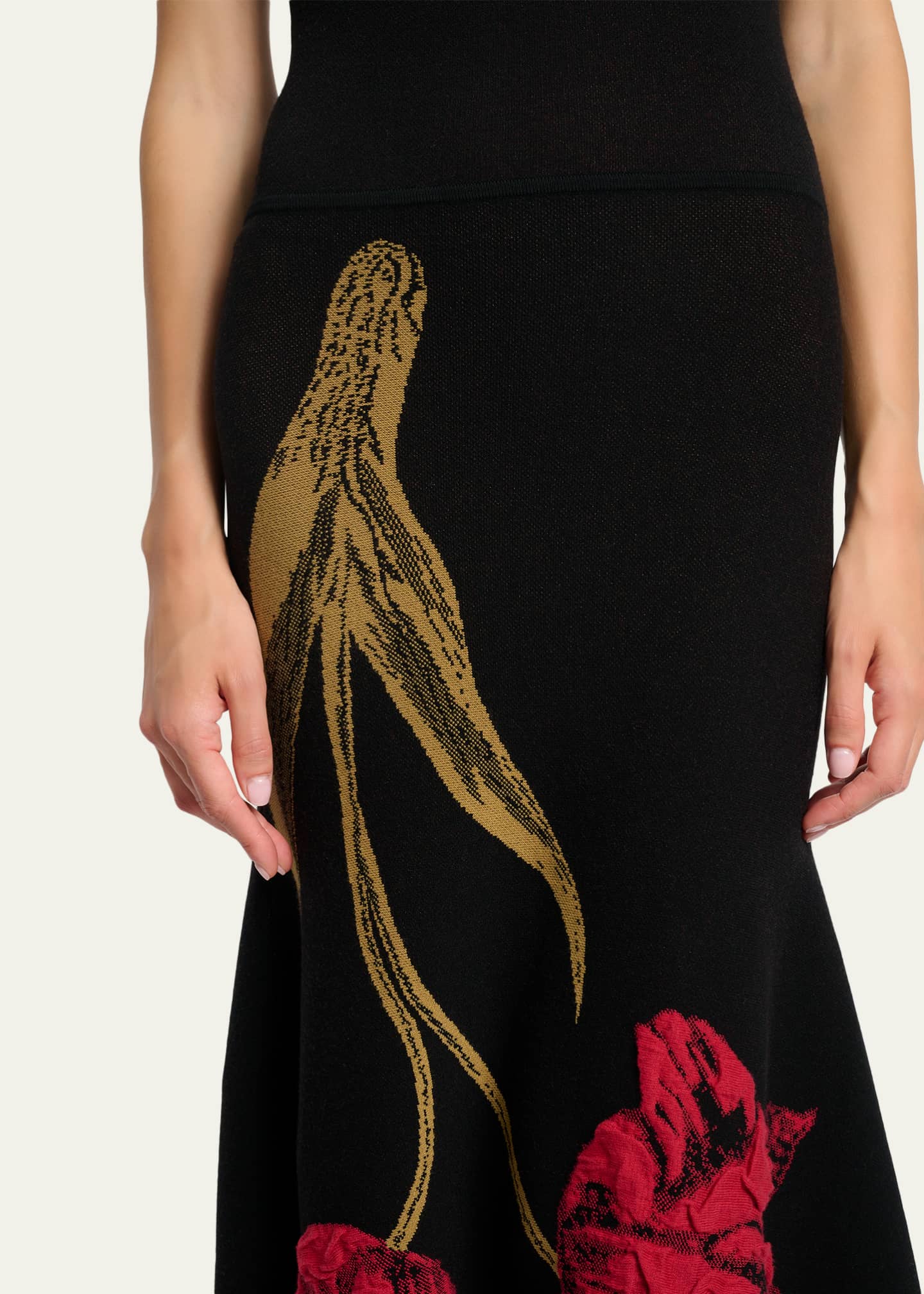 Erdem Tulip Jacquard Knit Sleeveless Midi Dress - Bergdorf Goodman