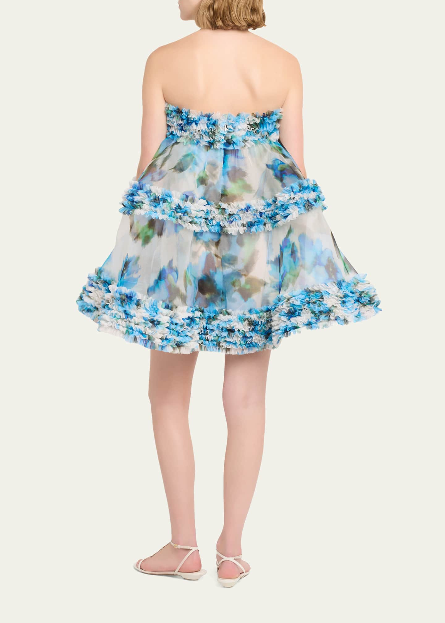 zimmermann blue and green dress Zimmermann Blue/ Green 2 Piece Gown by Zimmermann