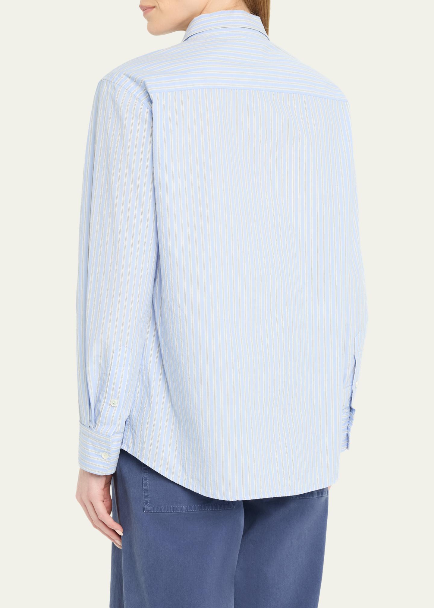 Nili Lotan Raphael Striped Classic Shirt - Bergdorf Goodman