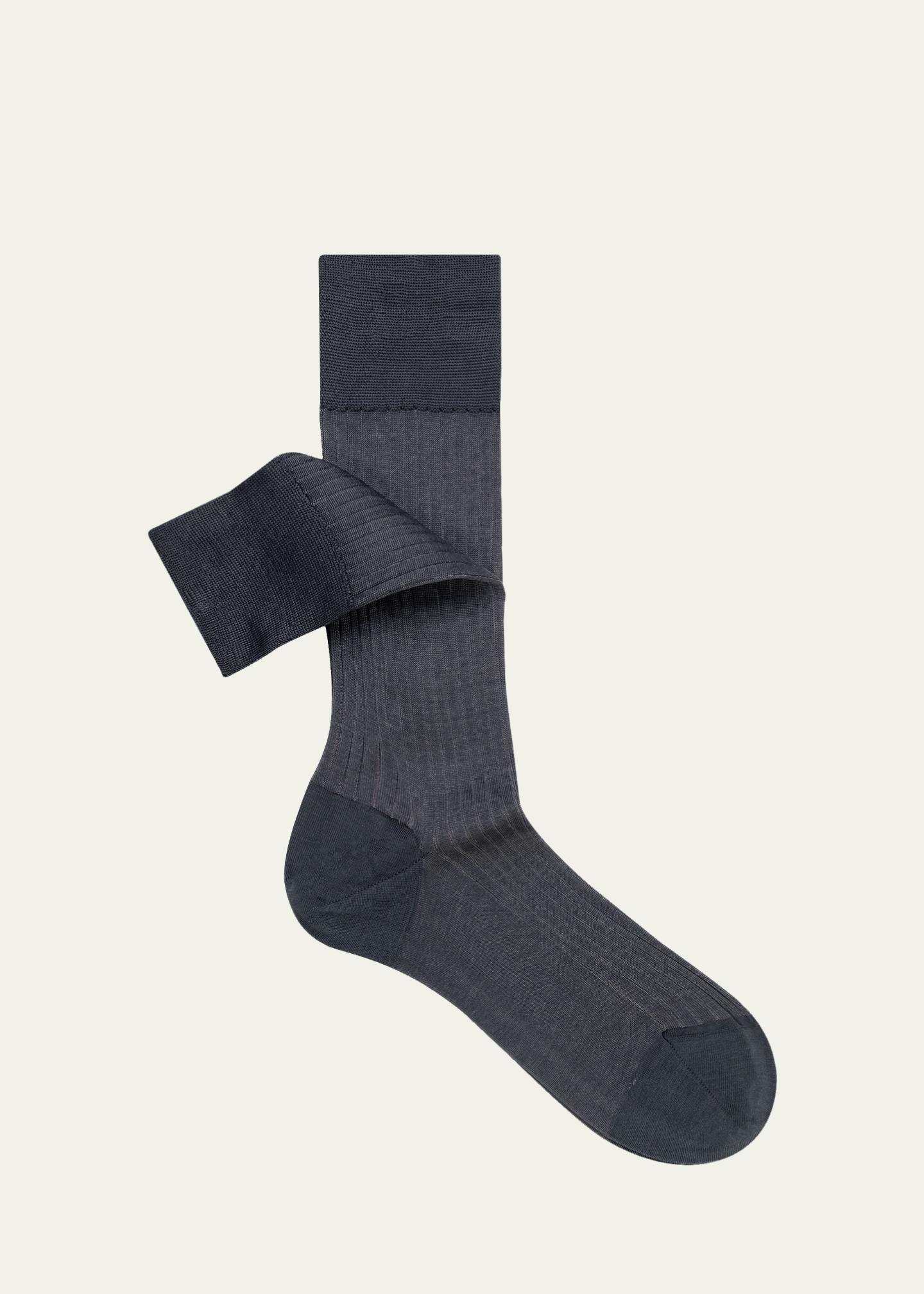 Sozzi Calze Men's Vanise Knit Cotton Crew Socks - Bergdorf Goodman