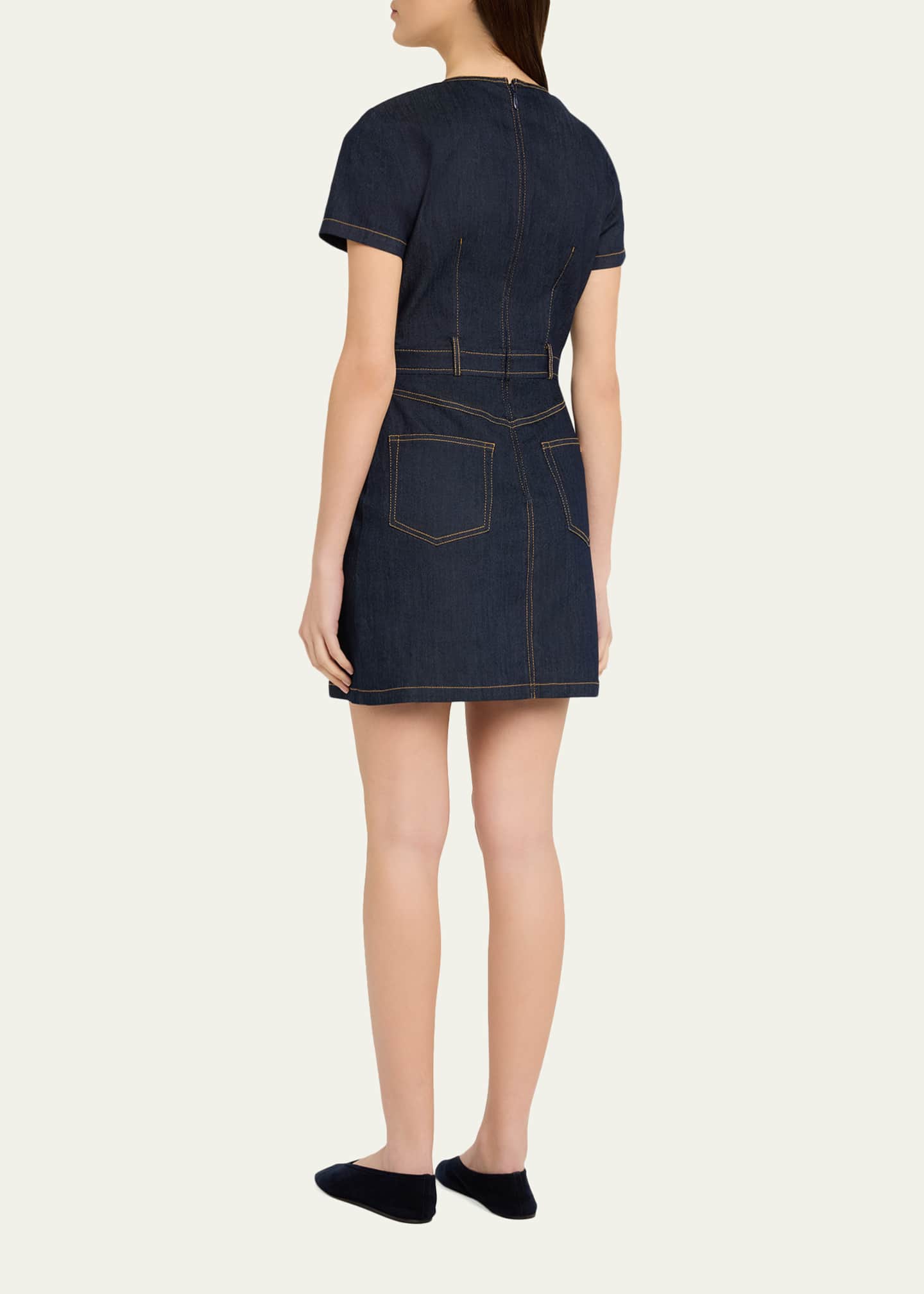 mini mini dress Carmen Mock Neck Ruched Bodycon Mini Dress  Shop American Threads Women's Trendy Online Boutique Black / L