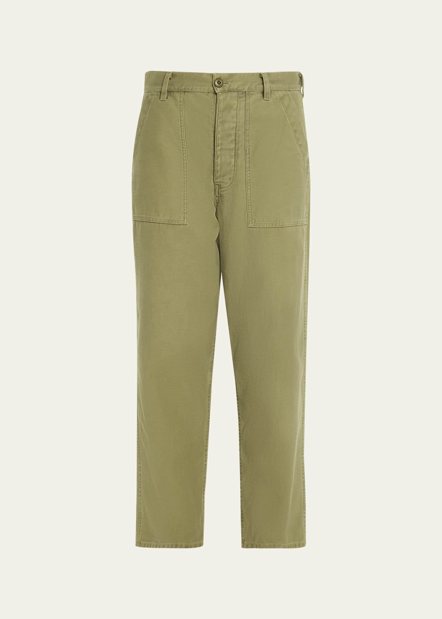 Nili Lotan Earl Cotton Straight-Leg Ankle Pants - Bergdorf Goodman