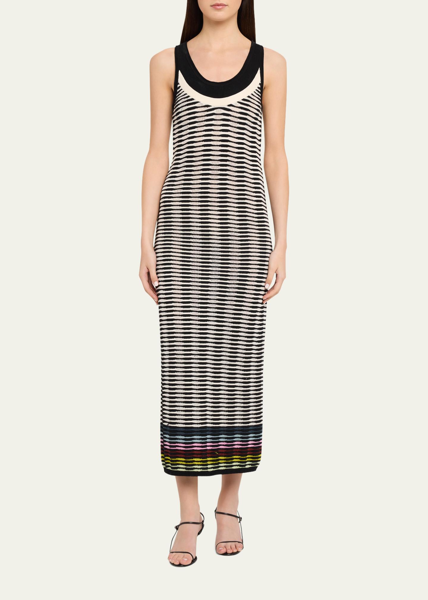 CHRISTOPHER JOHN ROGERS Wave Knit Tank Maxi Dress - Bergdorf Goodman