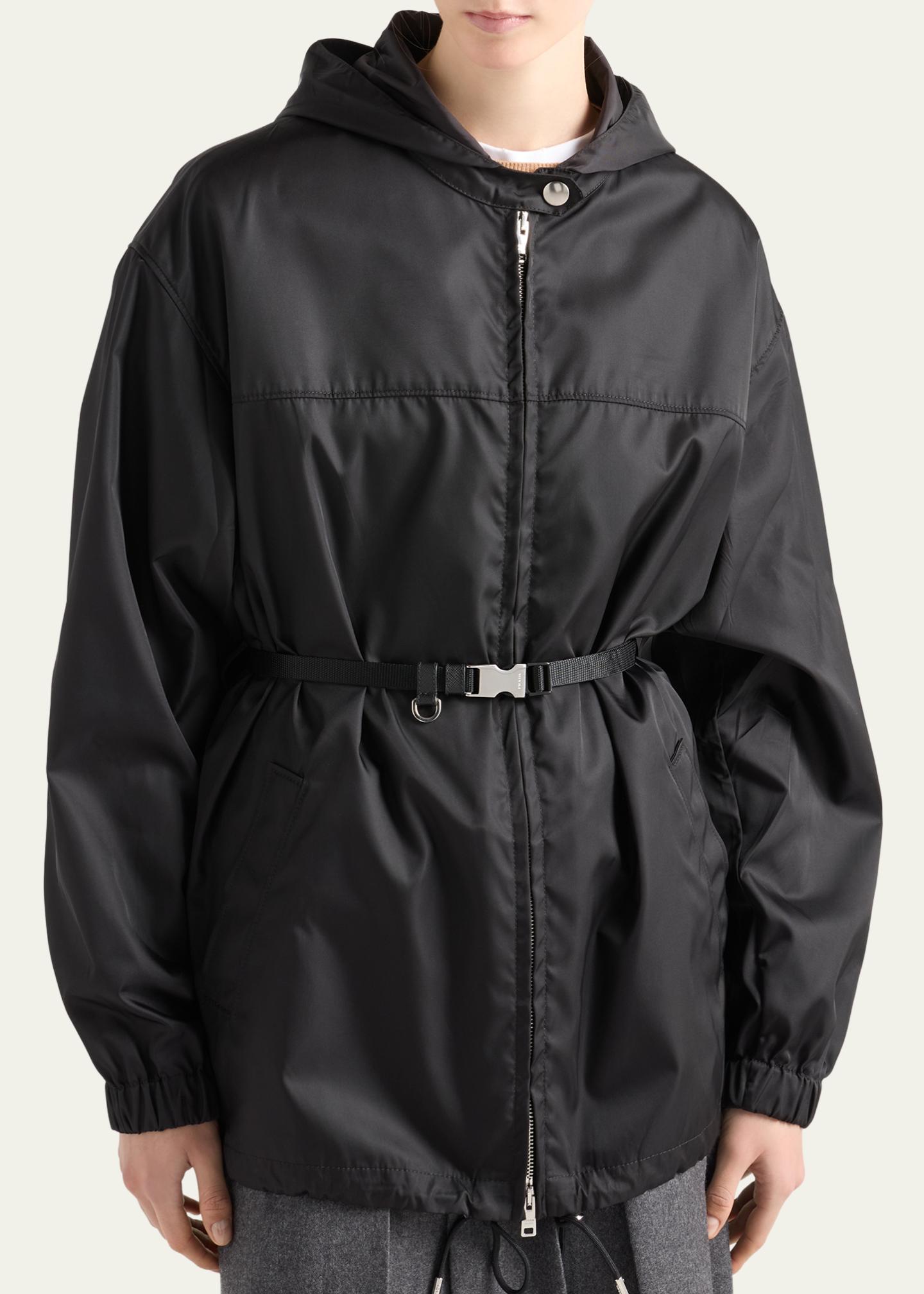Prada Belted Re-Nylon Blouson Jacket - Bergdorf Goodman