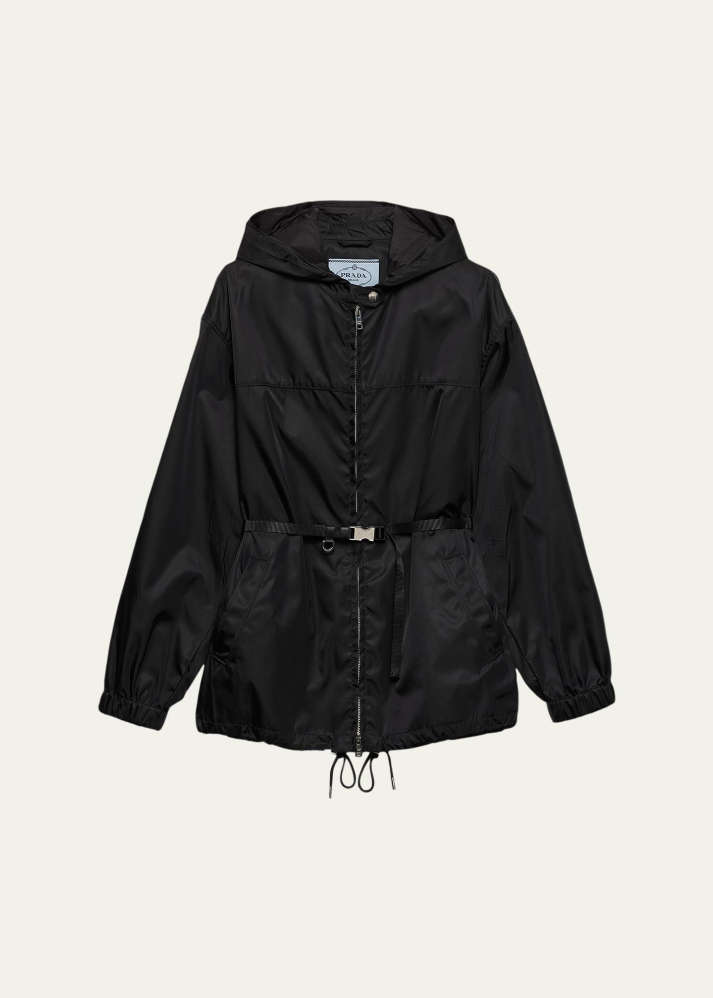 Prada Belted Re-Nylon Blouson Jacket - Bergdorf Goodman