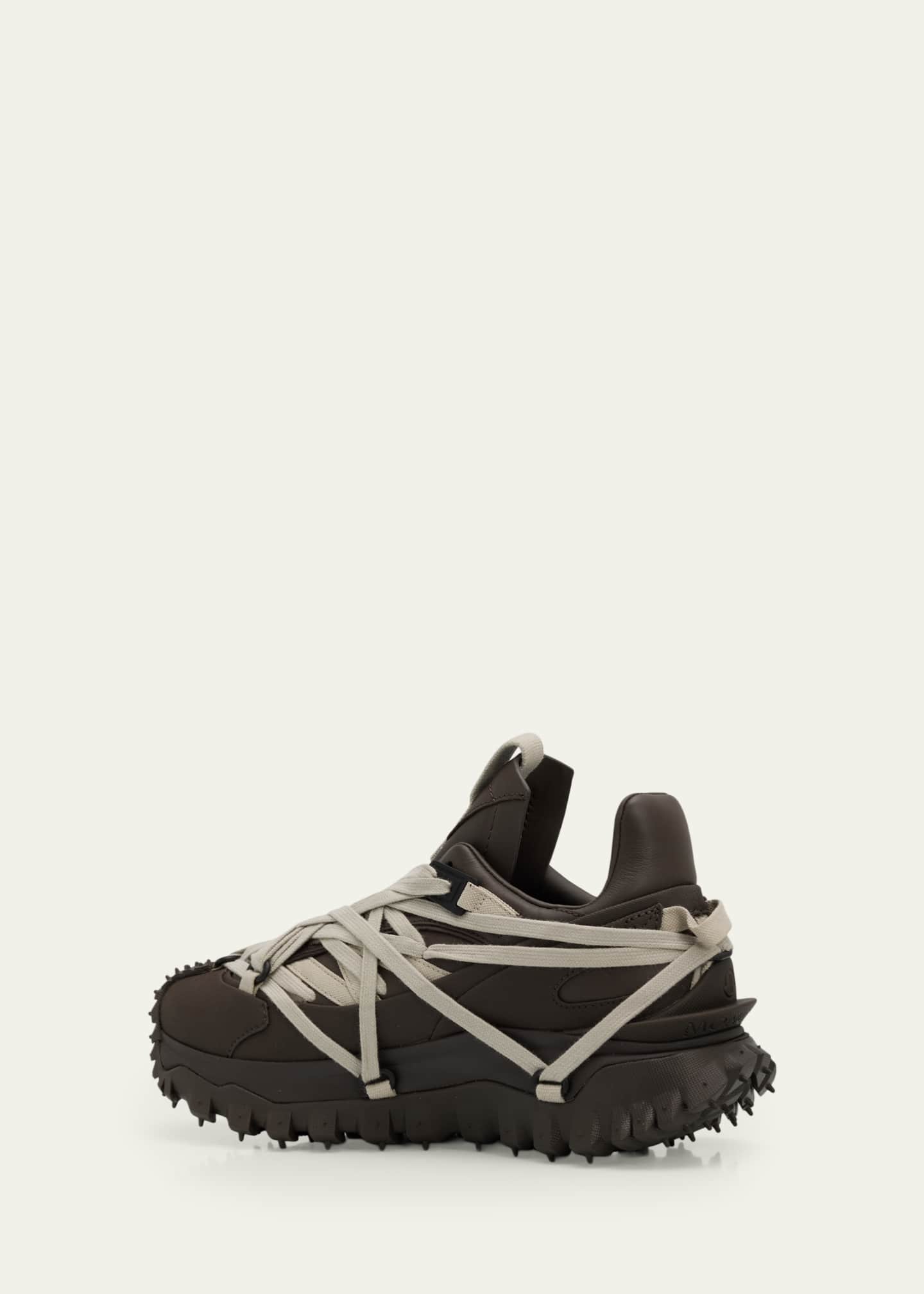 希少 定価約28万円 MONCLER × RICK OWENS NESBITT Rick Owens x Moncler Trailgrip Megalace Sneakers - Bergdorf Goodman