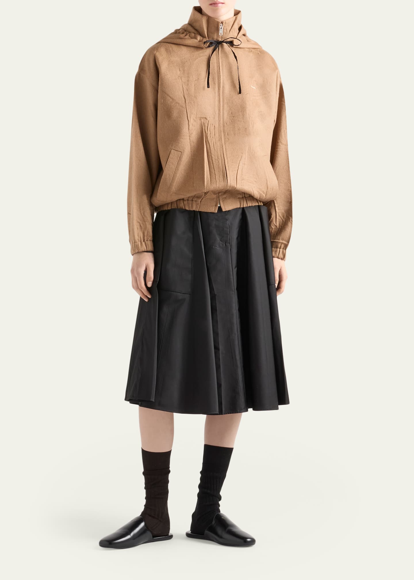 Prada Re-Nylon Midi Skirt - Bergdorf Goodman