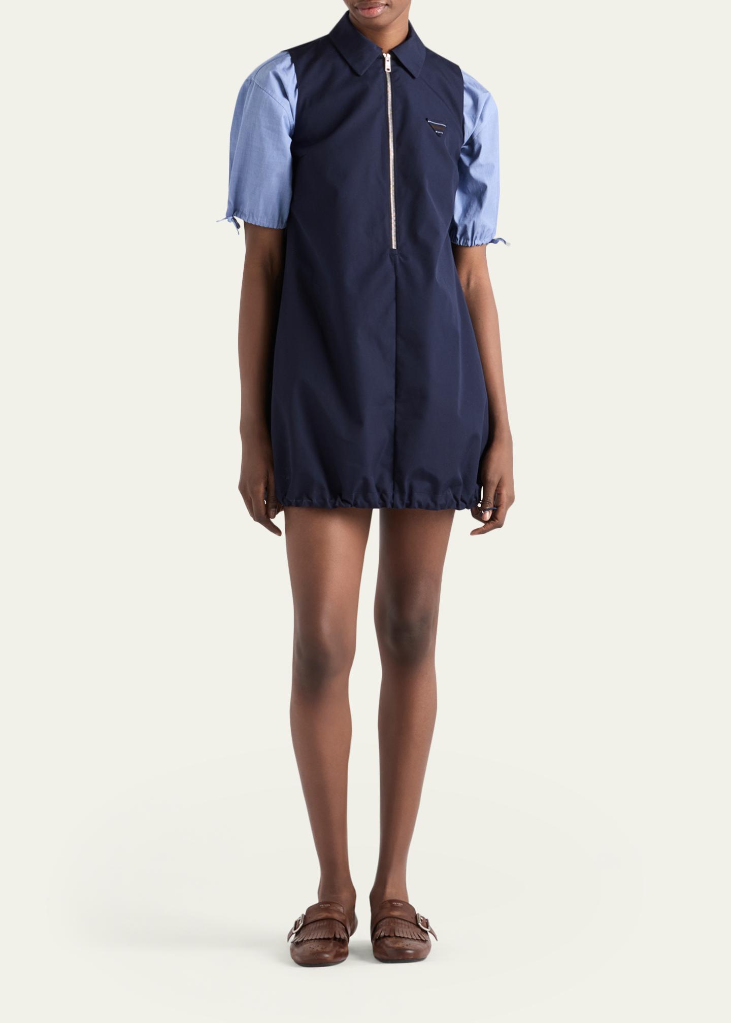 white corset puff dress Drew Sleeve Linen Mini Dress, Black / M Size:6 (US 16-18) creates a playful and krishna outfit online Cotton Citizen Women's Verona