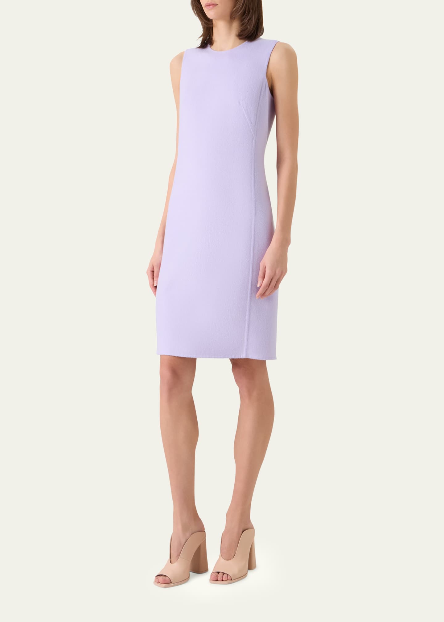 purple cashmere dress CAPELET robe col v purple 100% cachemire