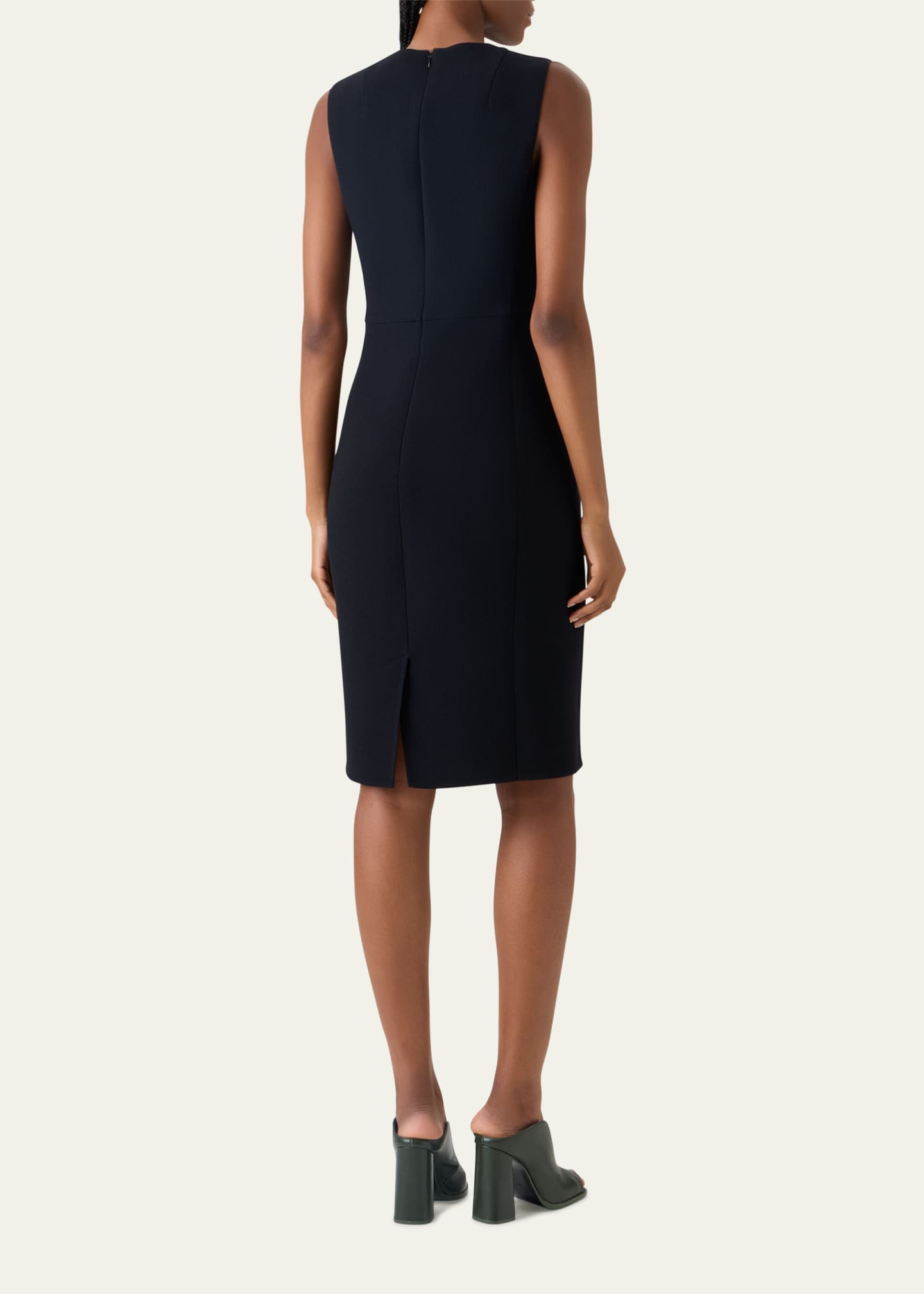 akris leather dress Soft Cotton Raffia and Suede Leather Dress  Akris EU