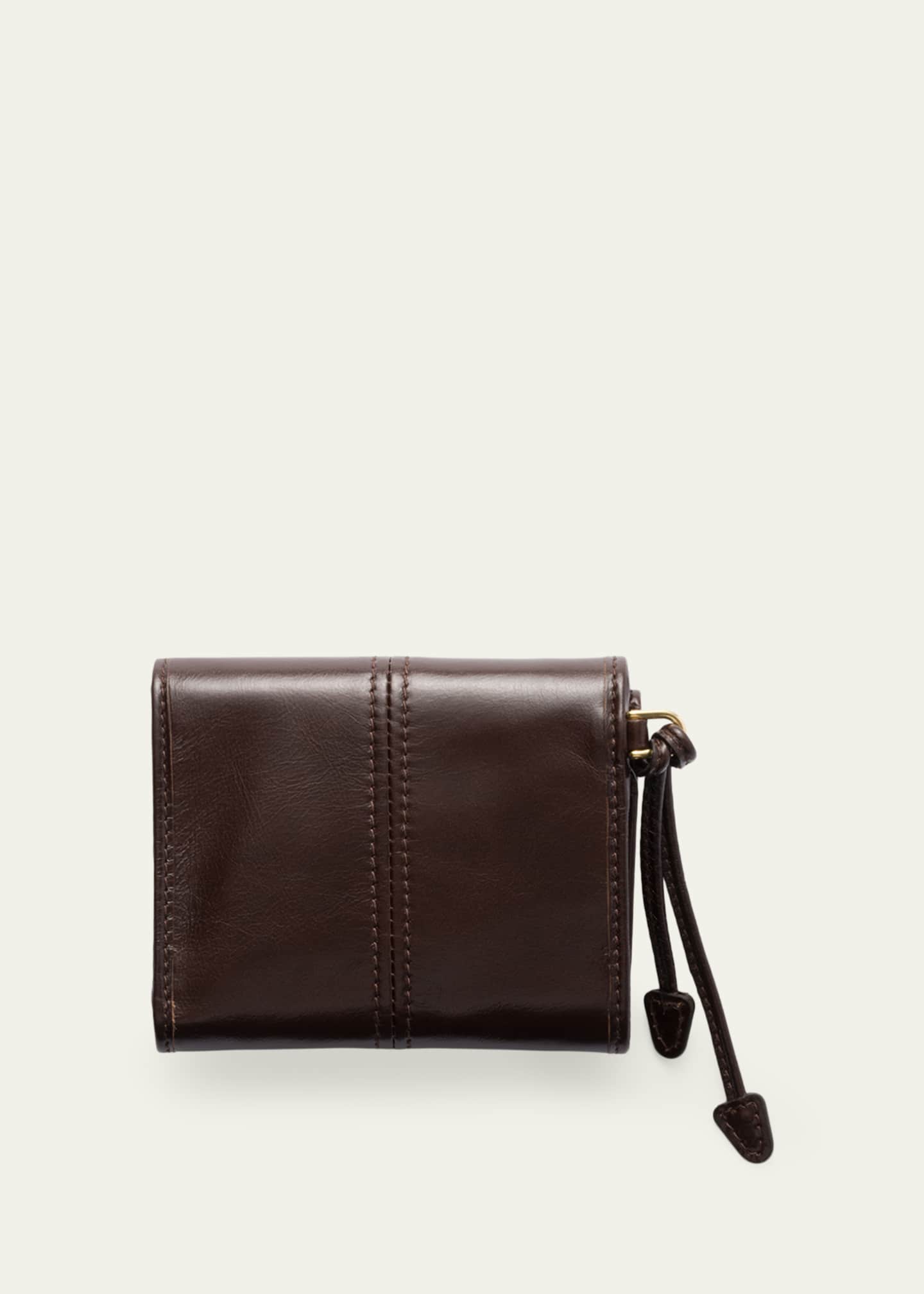 Prada Small Trifold Leather Wallet - Bergdorf Goodman
