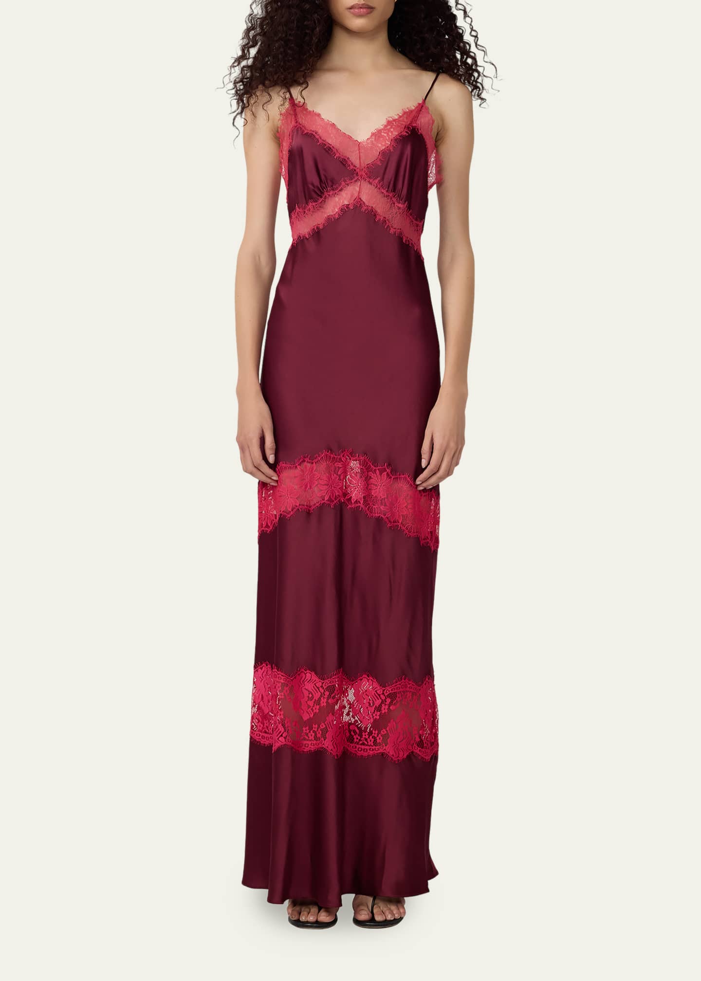 Diane Von Furtenberg Women's Eden Dress - Red - Size 4 - Cherry Wood