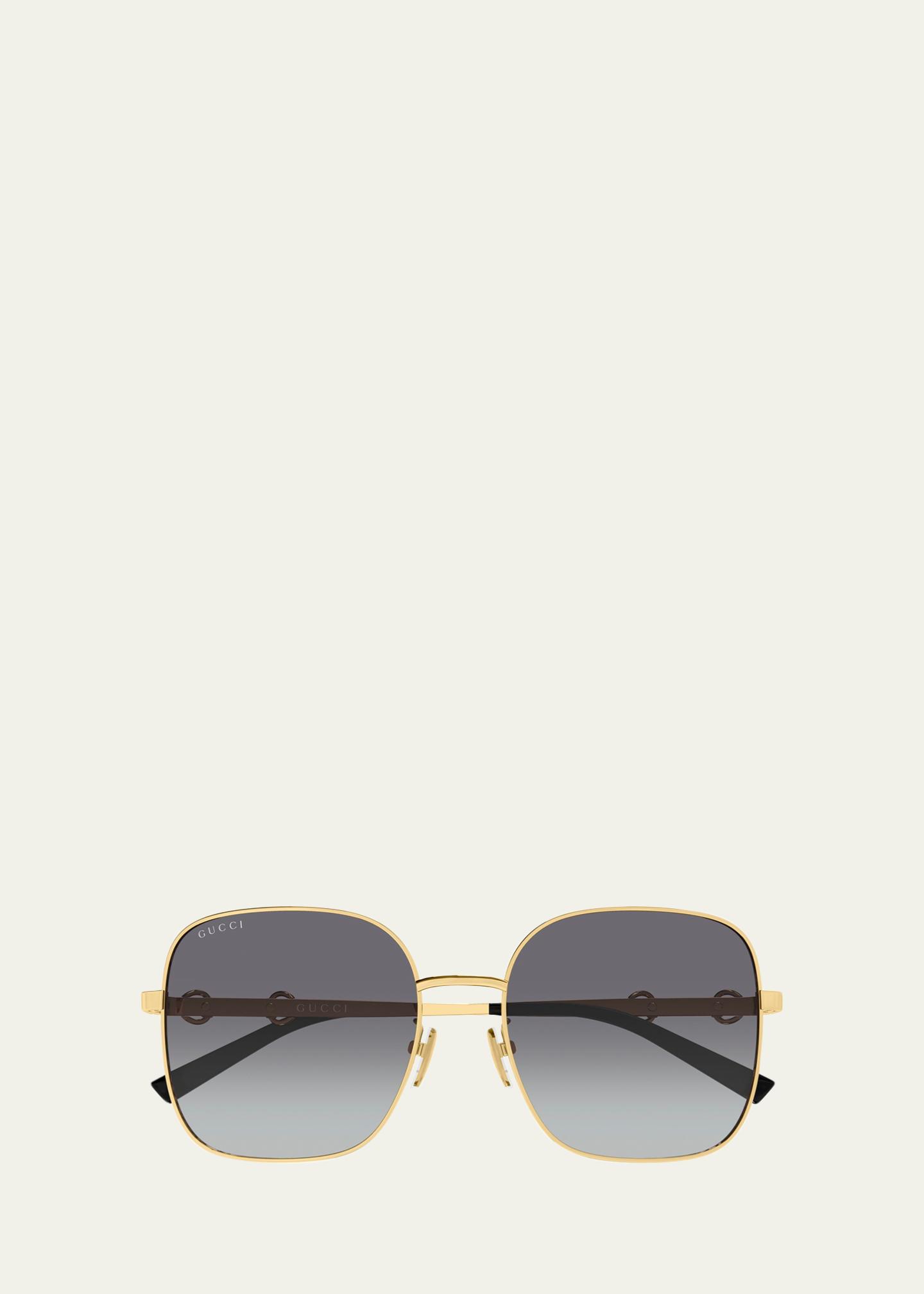 Gucci Horsebit 58mm Square Sunglasses - Bergdorf Goodman