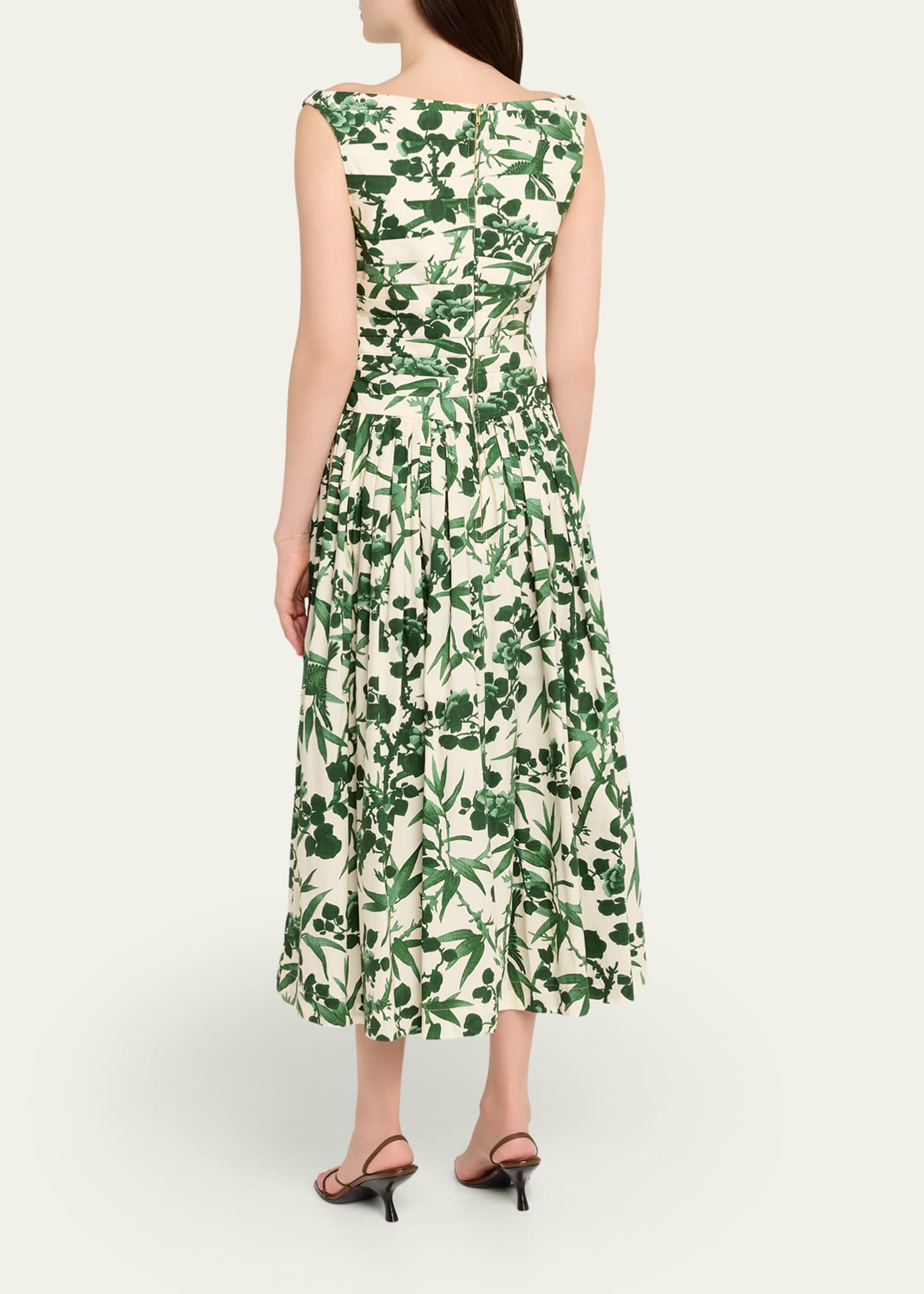 green emerald velvet dress Cara Dress  Silvia Tcherassi USA
