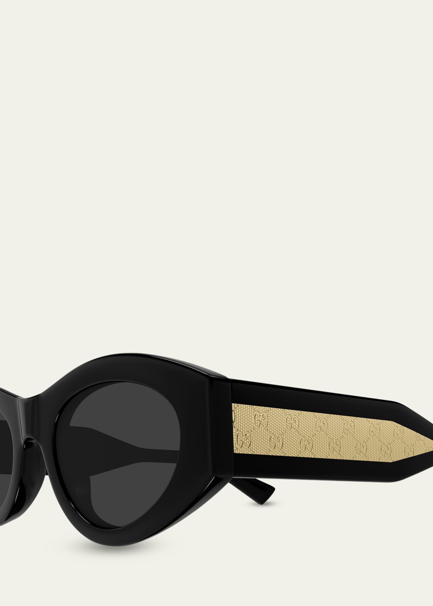 Gucci 52mm Acetate Oval Sunglasses - Bergdorf Goodman