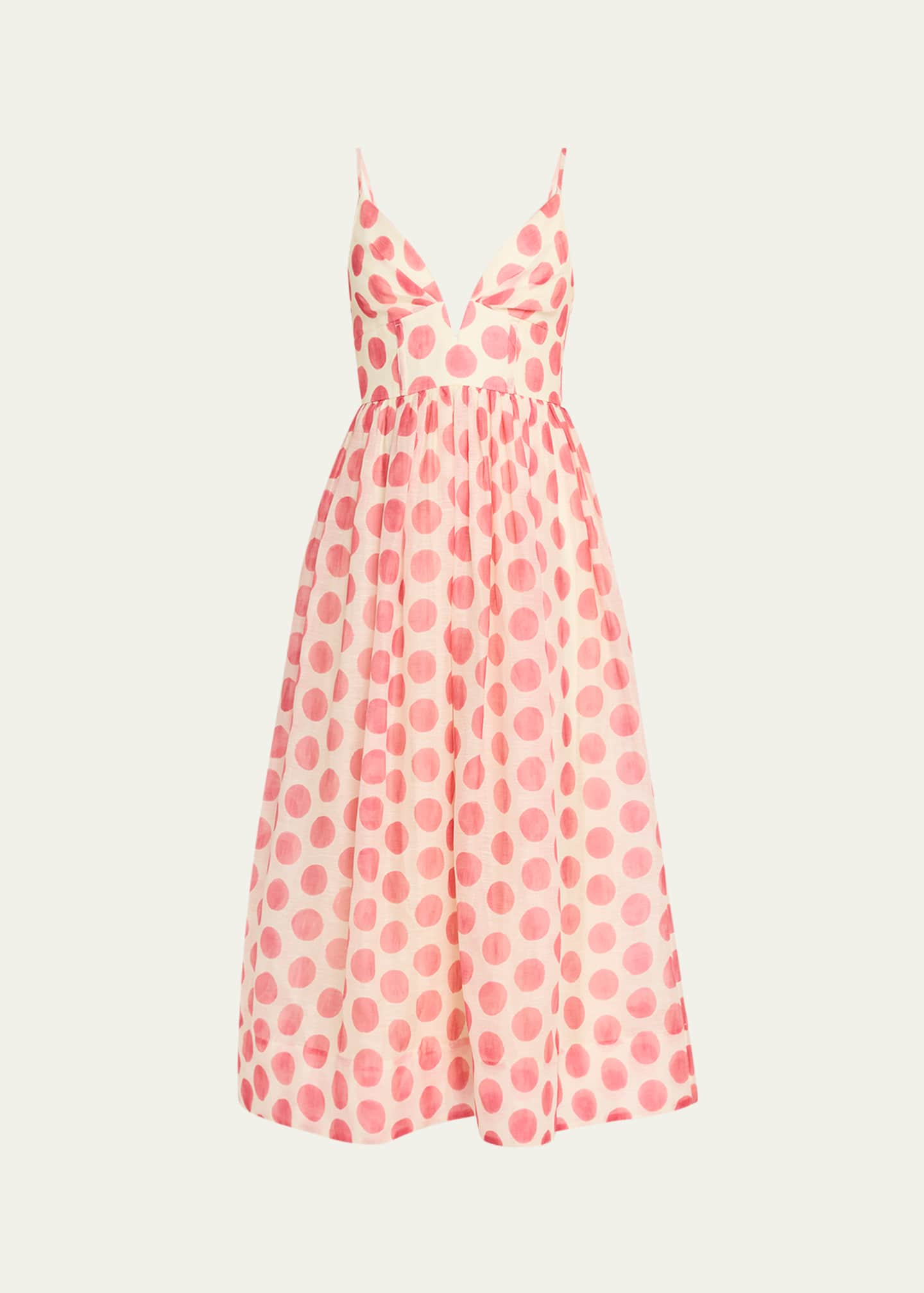 cara cara pink dress Claudine Mini in Jacqaurd Pink Flower 8