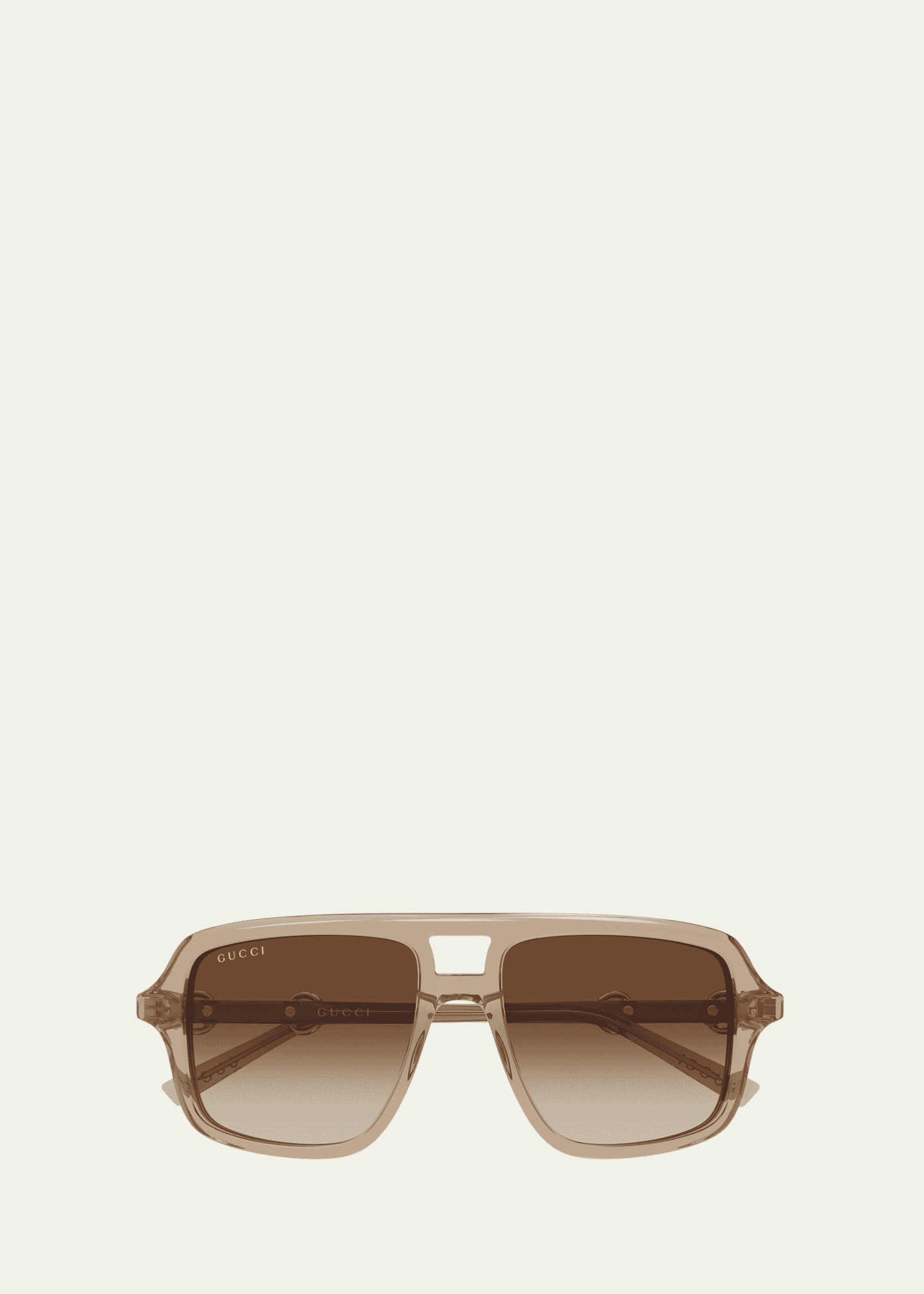 Gucci Horsebit 55mm Navigator Sunglasses - Bergdorf Goodman