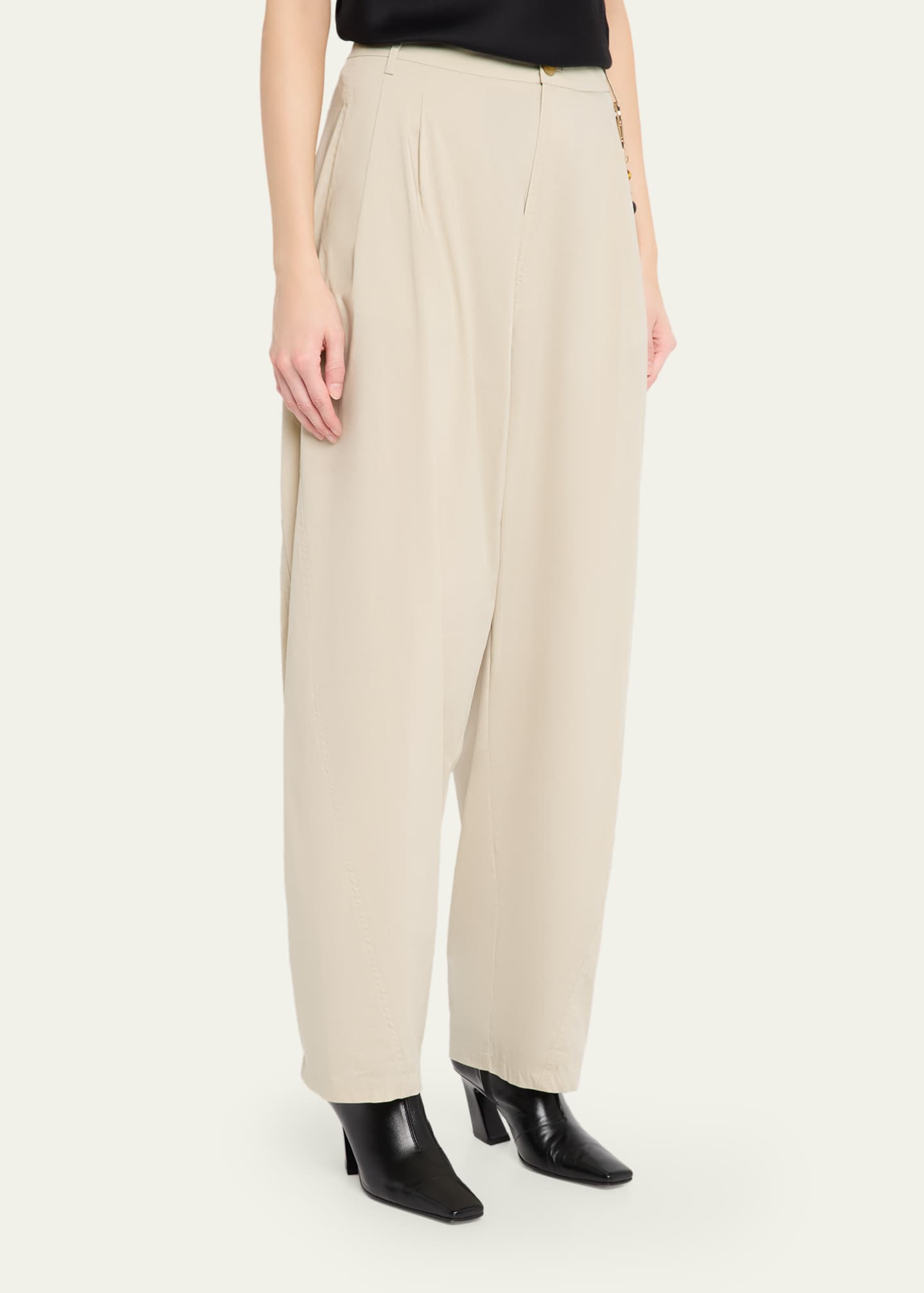 DARKPARK Phebe Tapered Cotton Pants - Bergdorf Goodman