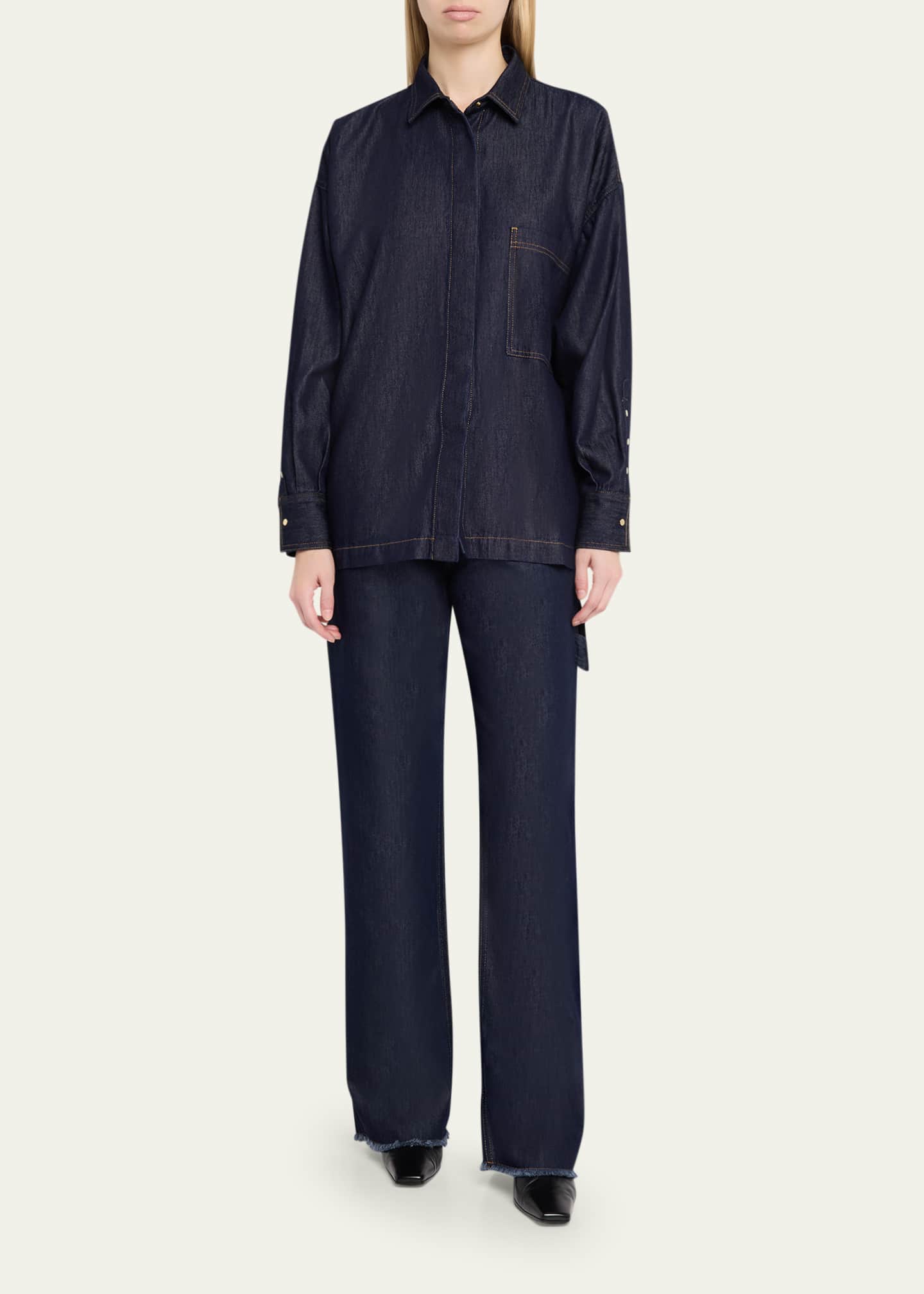 トミポップ180 中山工房　カーペンター　carpenter γ BF DARKPARK Lara Relaxed-Fit Carpenter Jeans - Bergdorf Goodman
