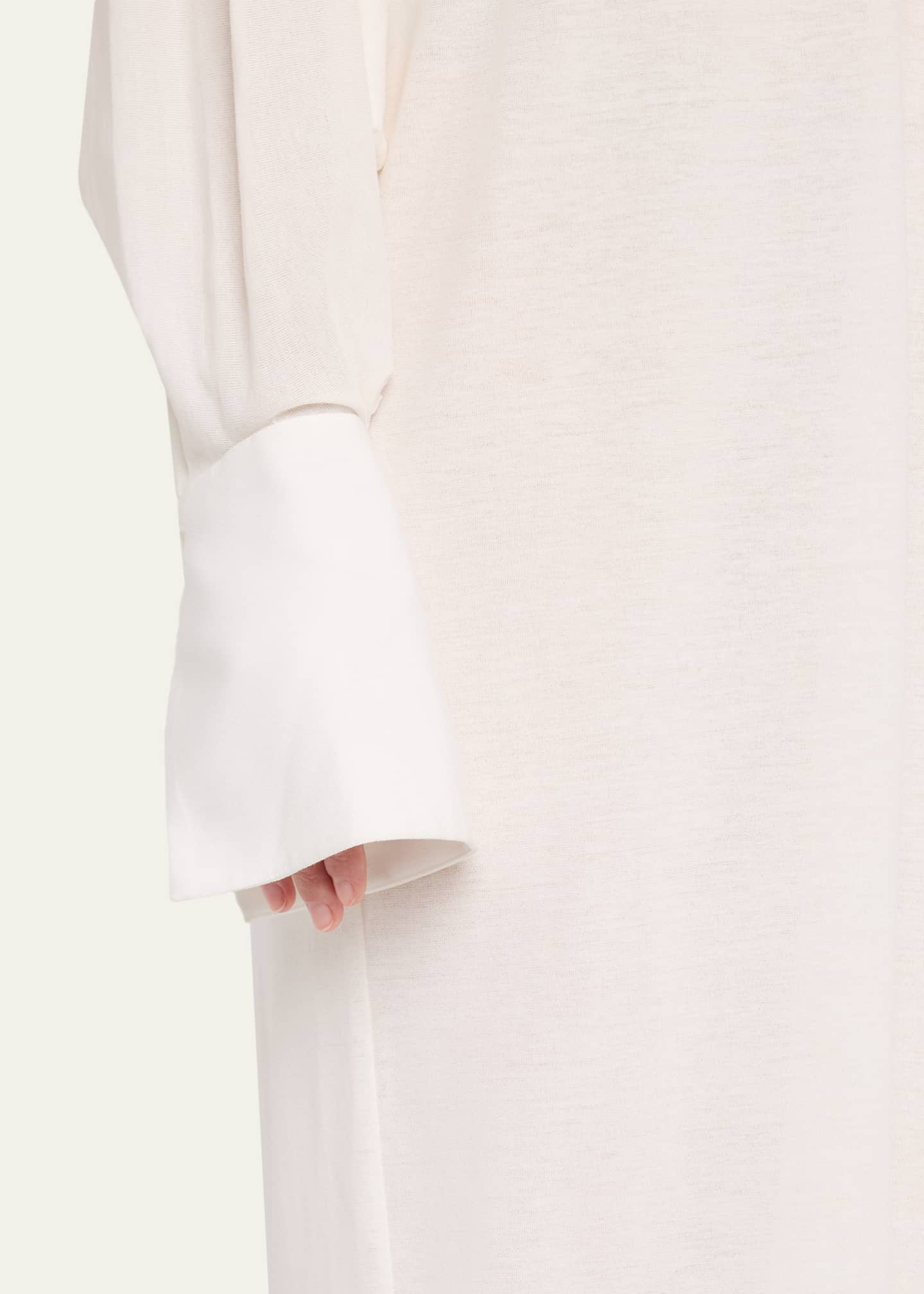 long sleeve t shirt dress midi Long-Sleeve Midi Shirt Dress