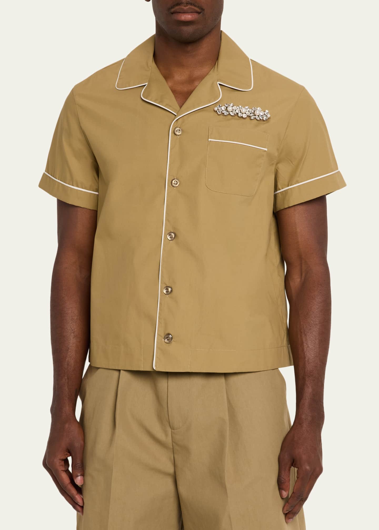 piped dress shirt Piping shirt
