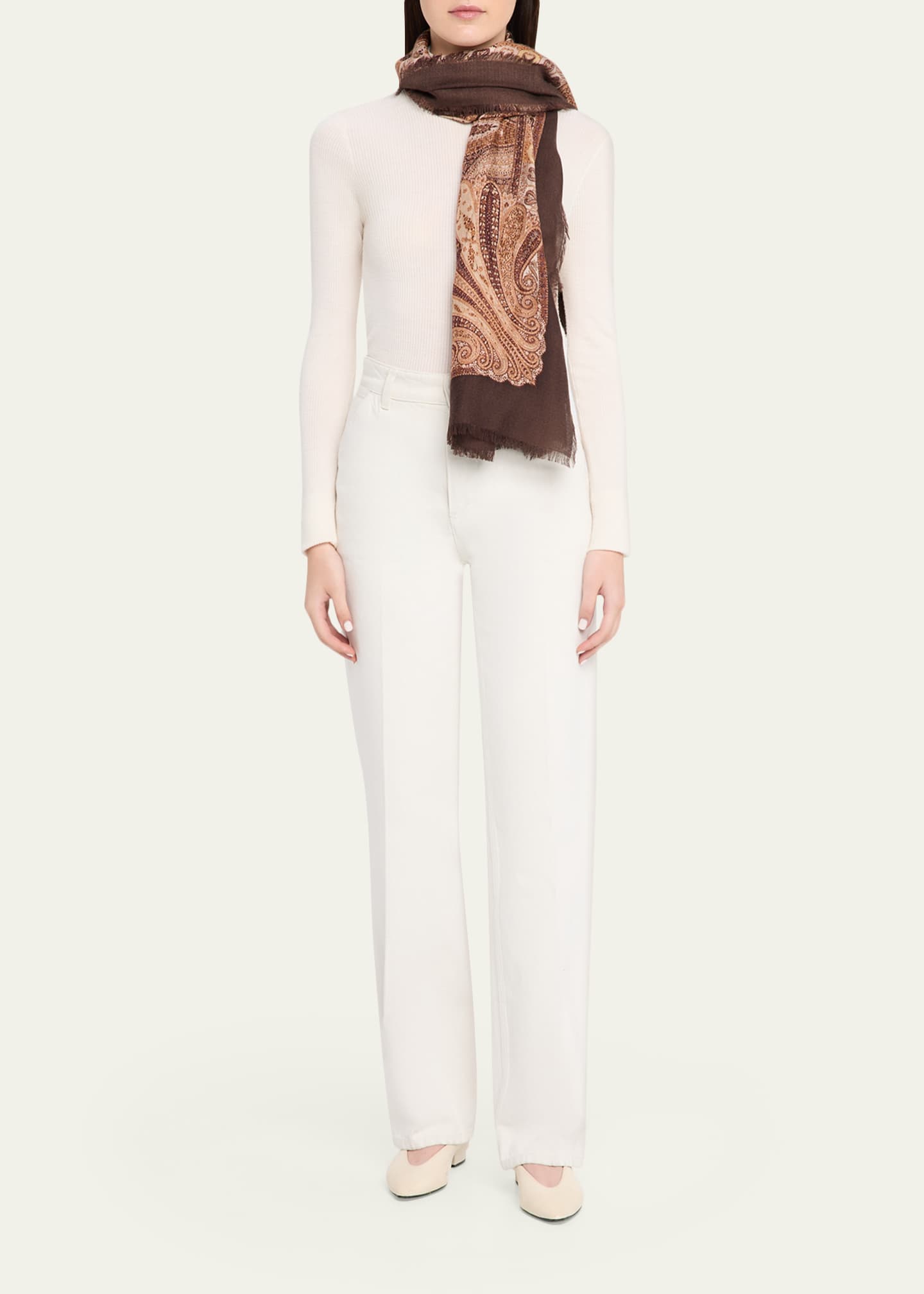 Loro Piana Chandani Cashmere and Silk Shawl - Bergdorf Goodman