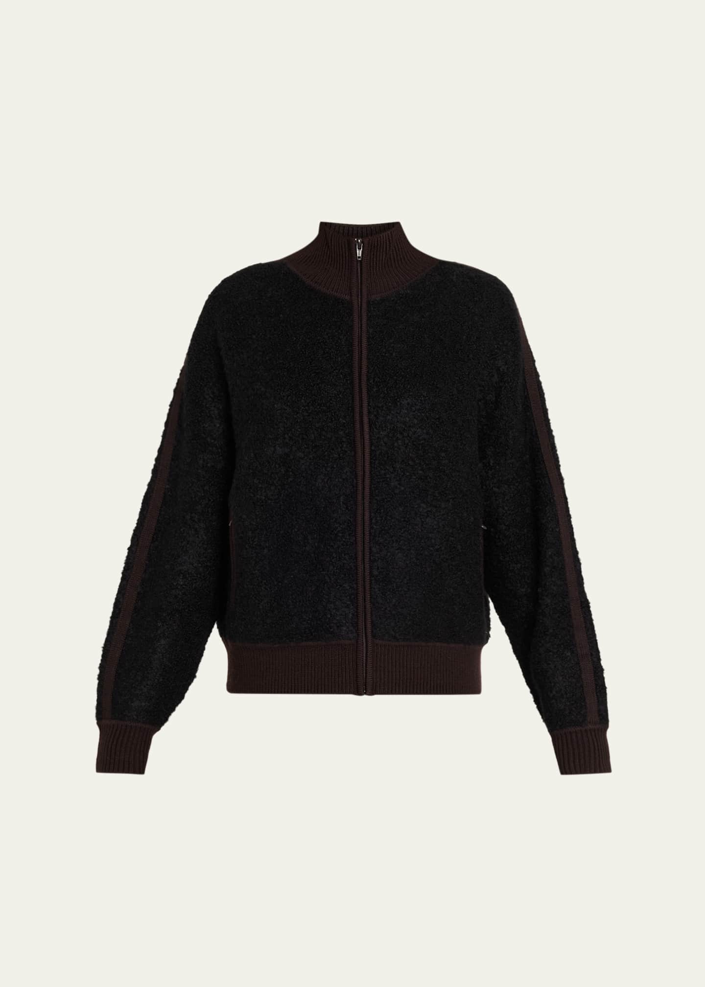 6397 Zip-Up Bouclé Track Jacket - Bergdorf Goodman