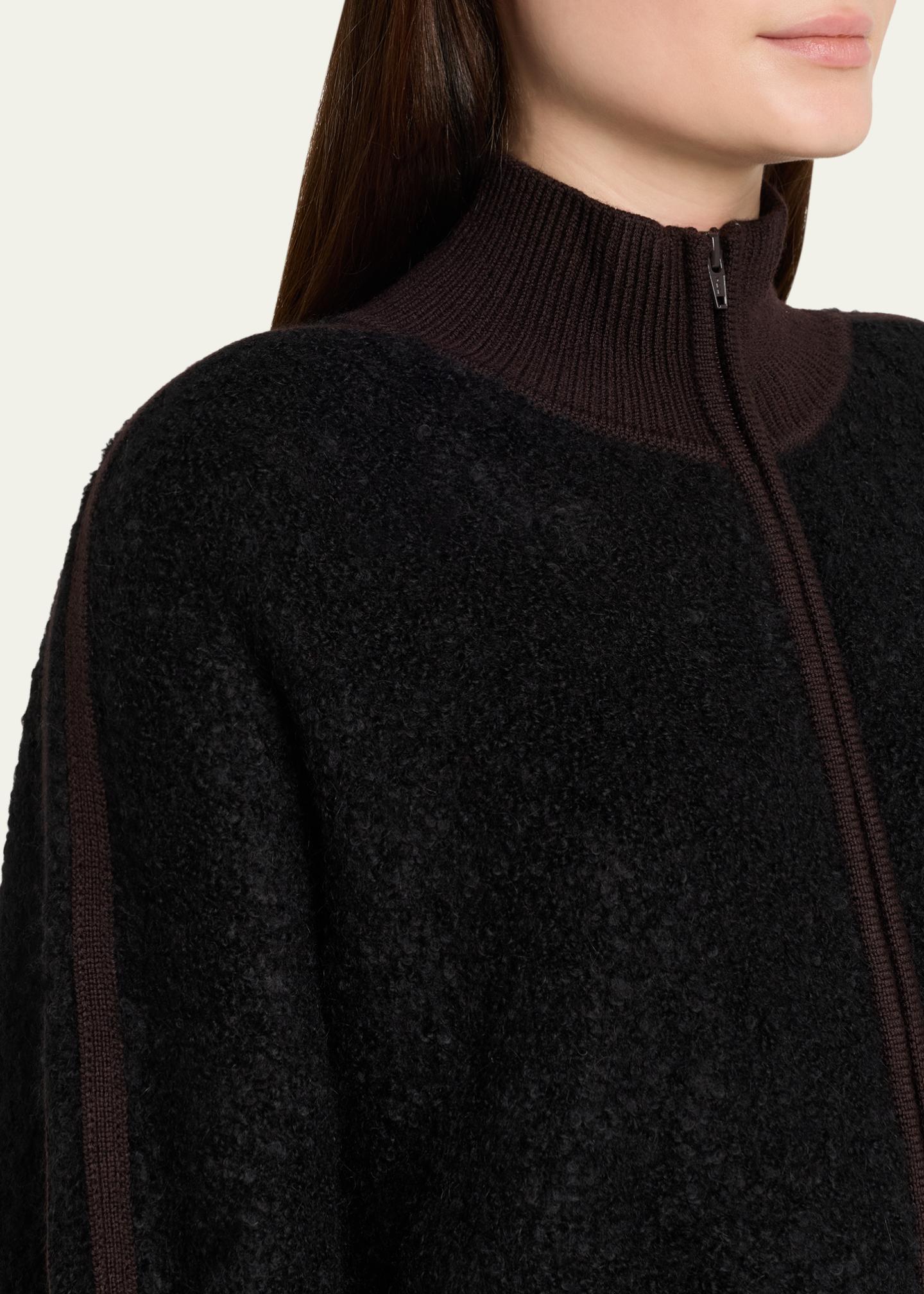 6397 Zip-Up Bouclé Track Jacket - Bergdorf Goodman