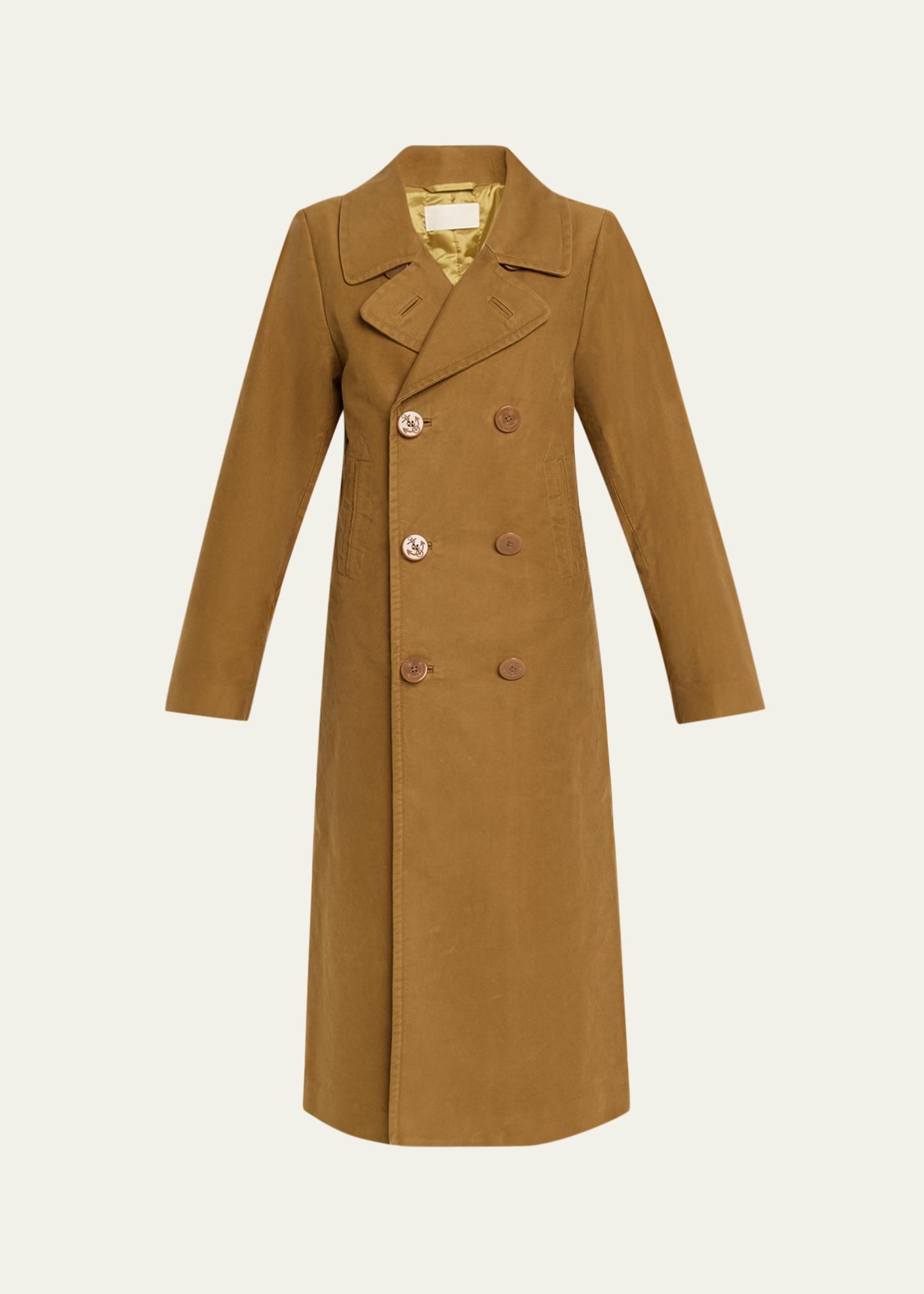 6397 Long Double-Breasted Peacoat - Bergdorf Goodman